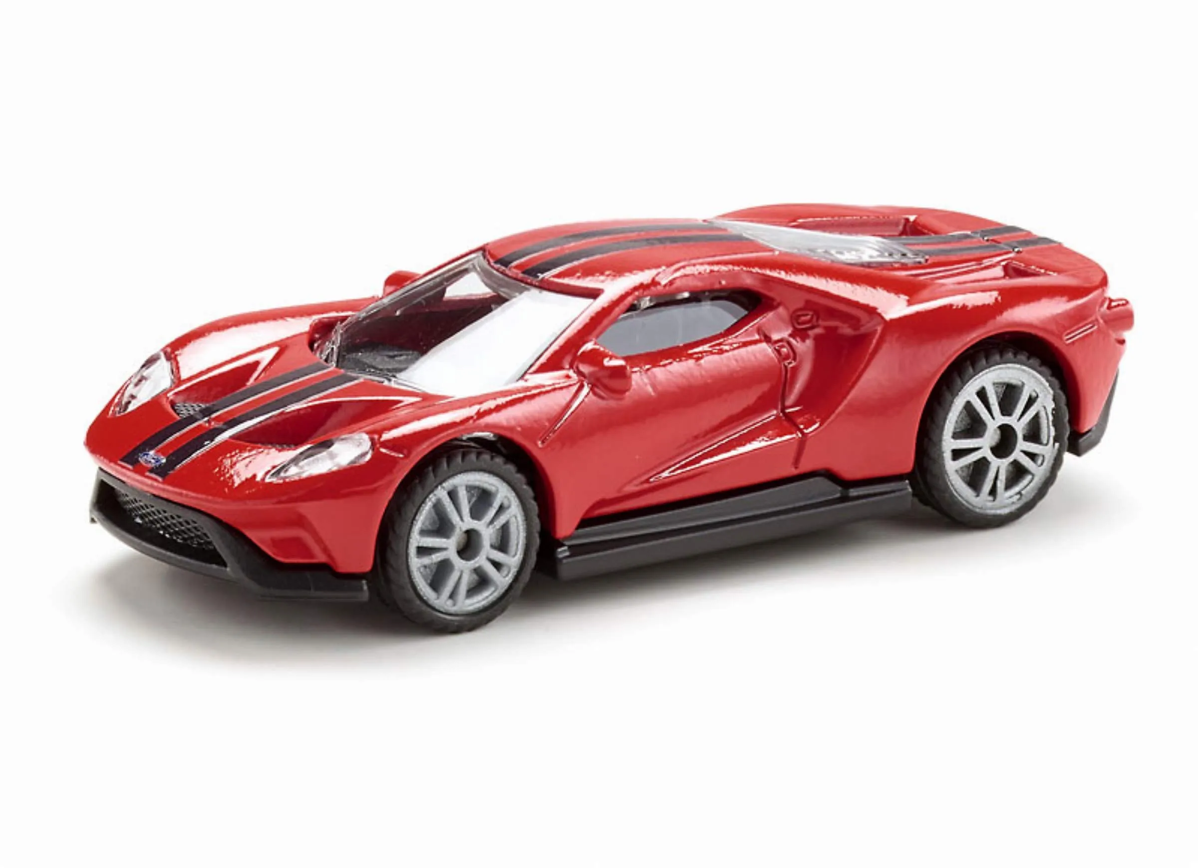 siku 1526, Classica auto sportiva Ford GT, Metallo e Plastica, Rosso, Compatibile con altri modellini siku della stessa scala di grandezza