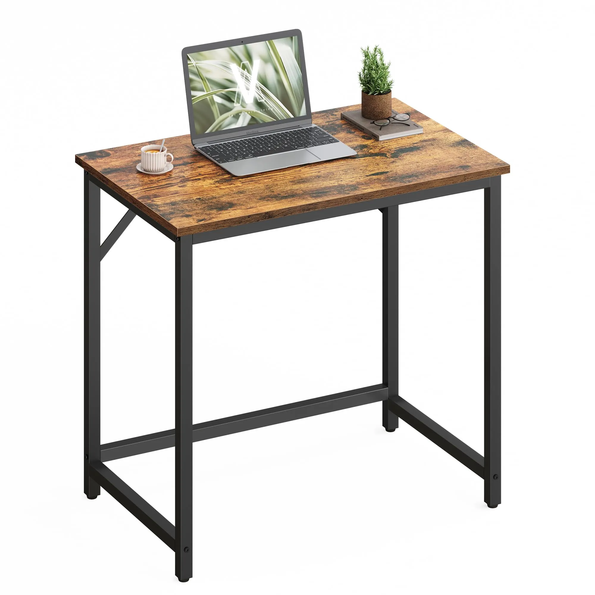 VASAGLE Scrivania per Computer, Postazione Lavoro, 80 x 50 x 76 cm