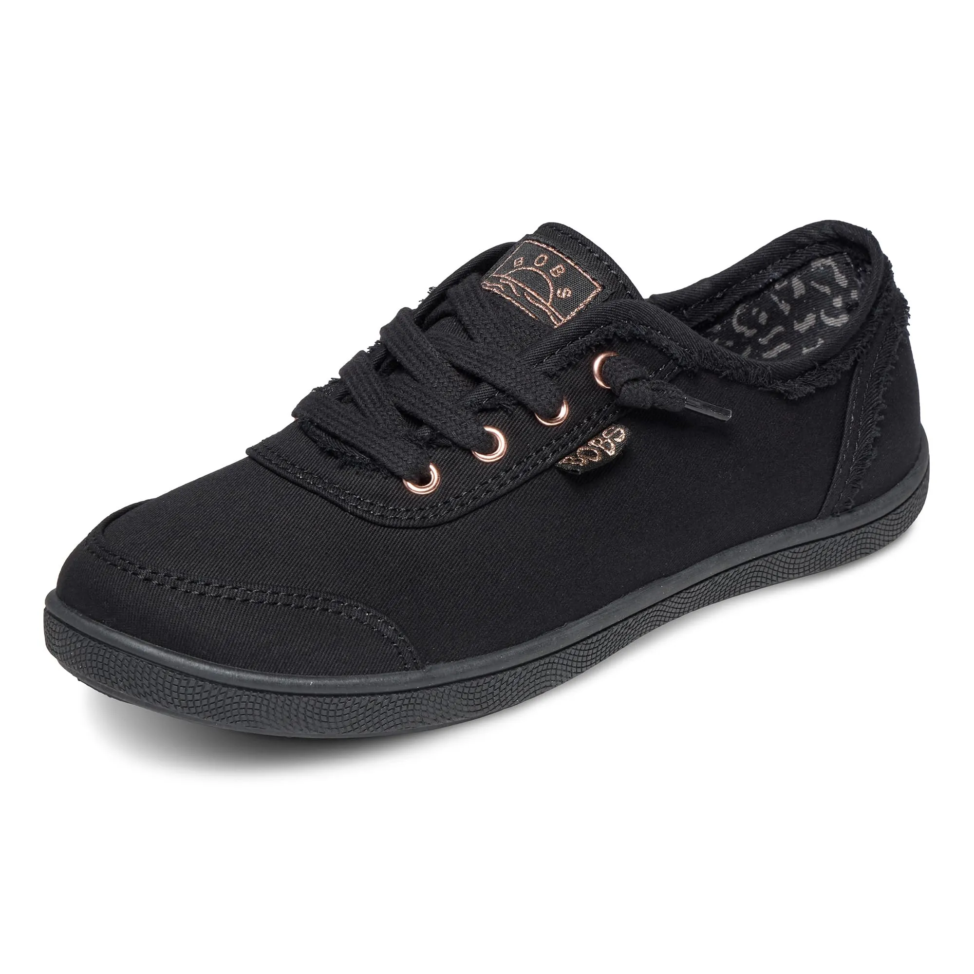 Skechers - Scarpe da Donna Bobs B Cute, Nero/Nero, 6 Wide