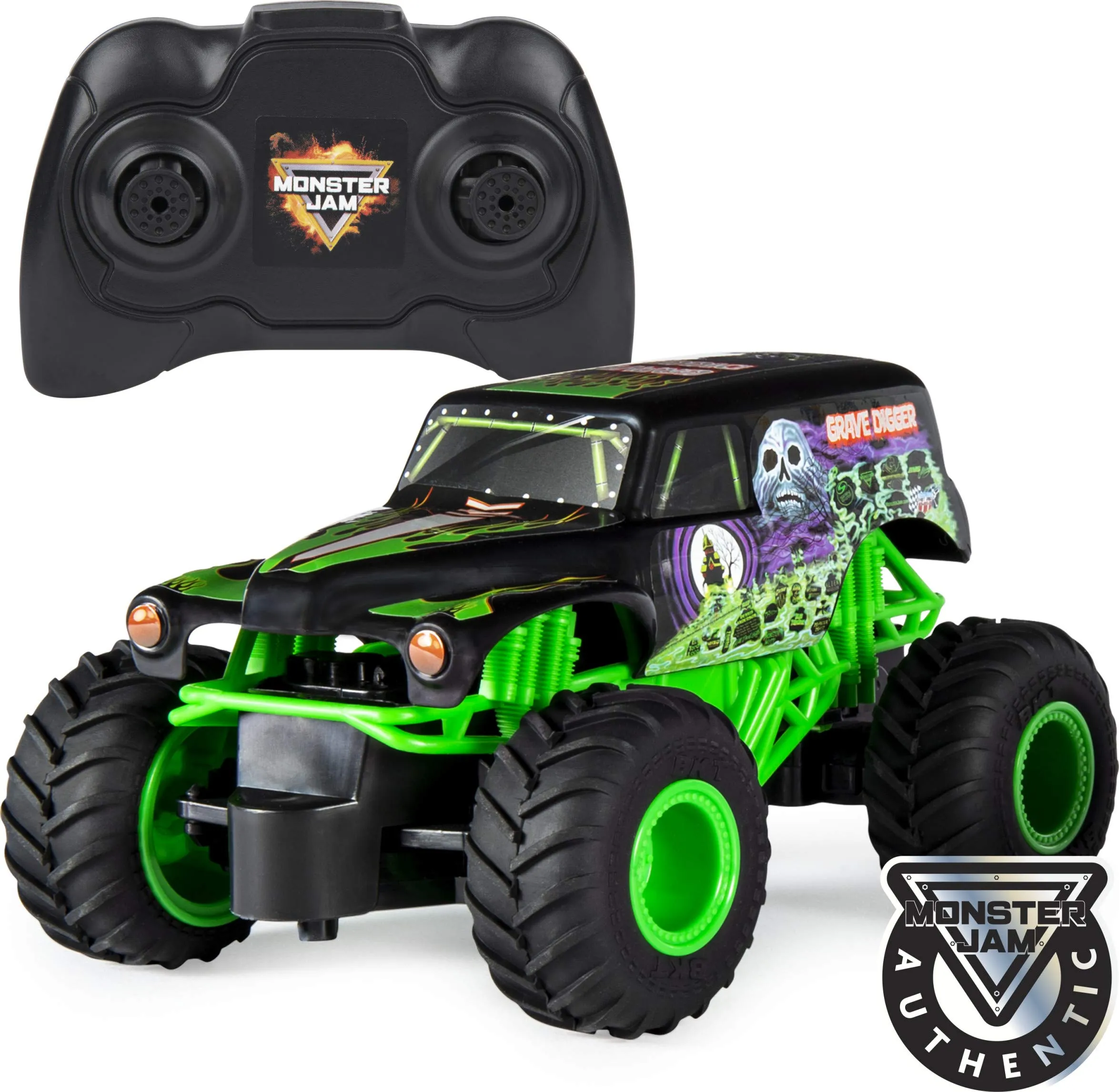 Monster Jam, Scala 1:24, Grave Digger Radiocomandato Monster Jam, 4+ Anni