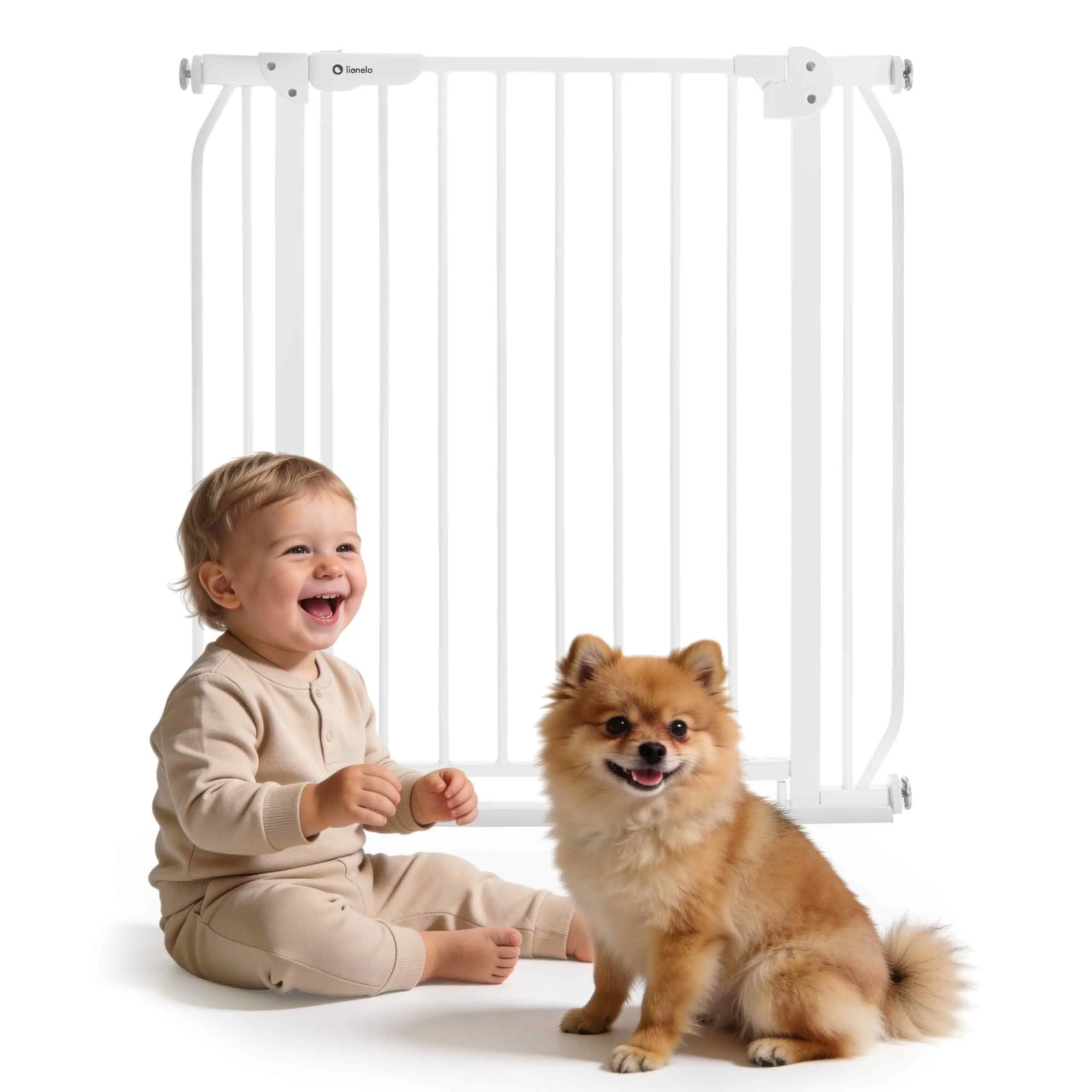 LIONELO Truus Slim Cancelletto di Sicurezza Larghezza Regolabile 75-105 cm