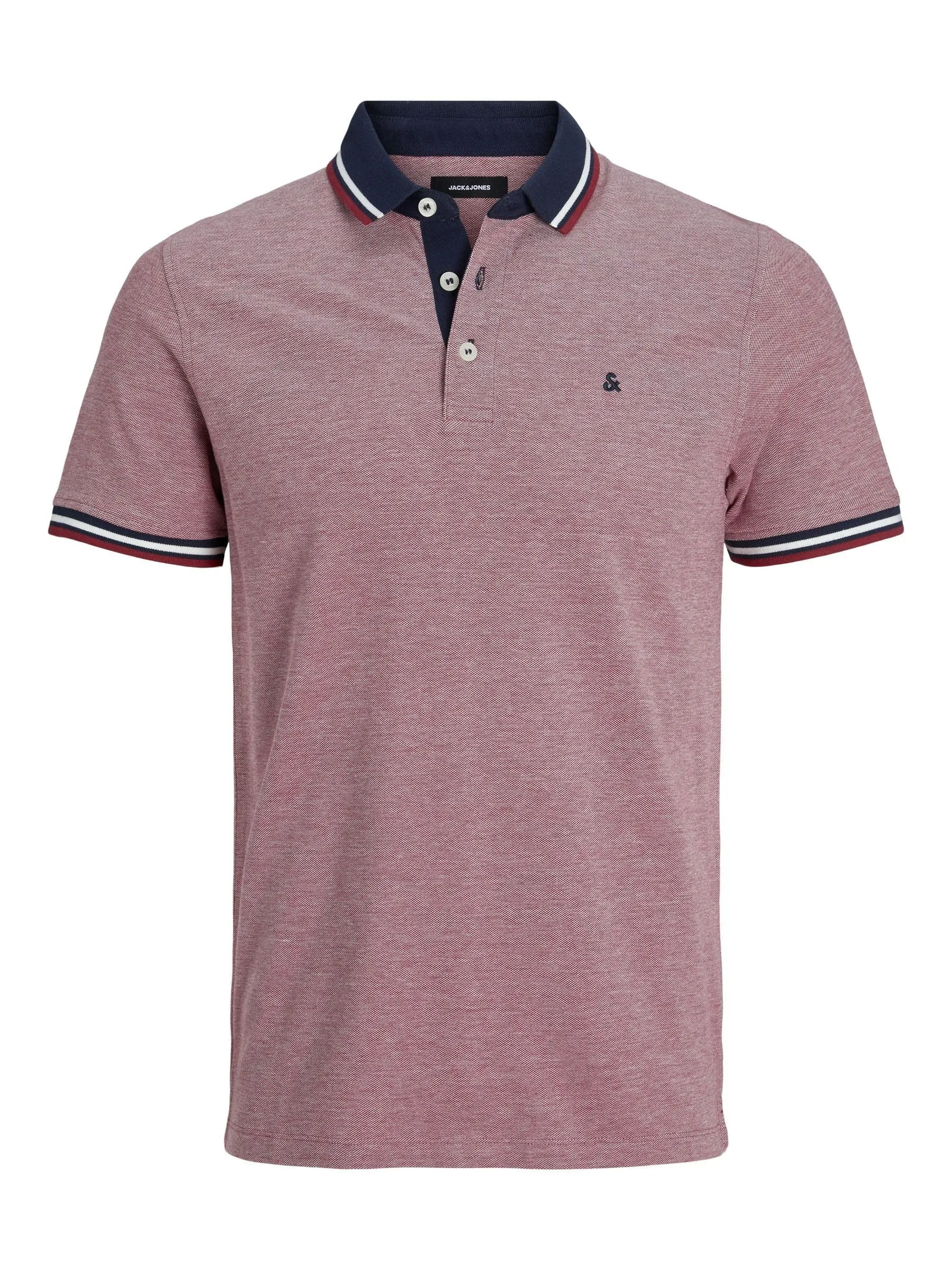 JACK & JONES Jjepaulos Polo Ss Noos Maglietta, Rosso12136668, M Uomo