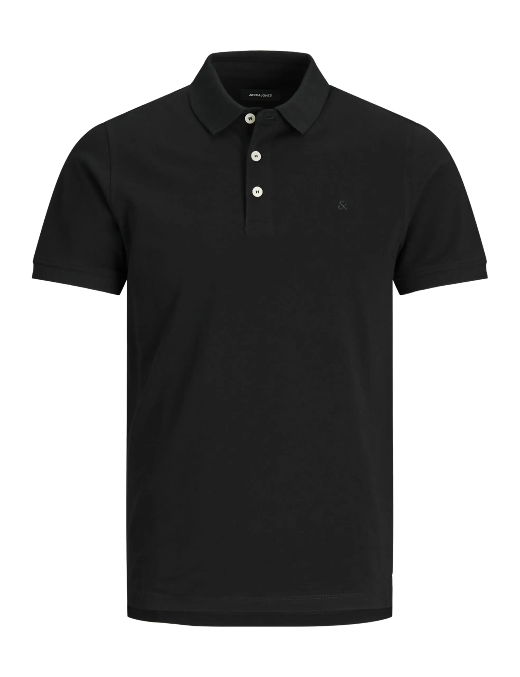 JACK & JONES Jjepaulos Polo Ss Noos Maglietta, Nero, L Uomo