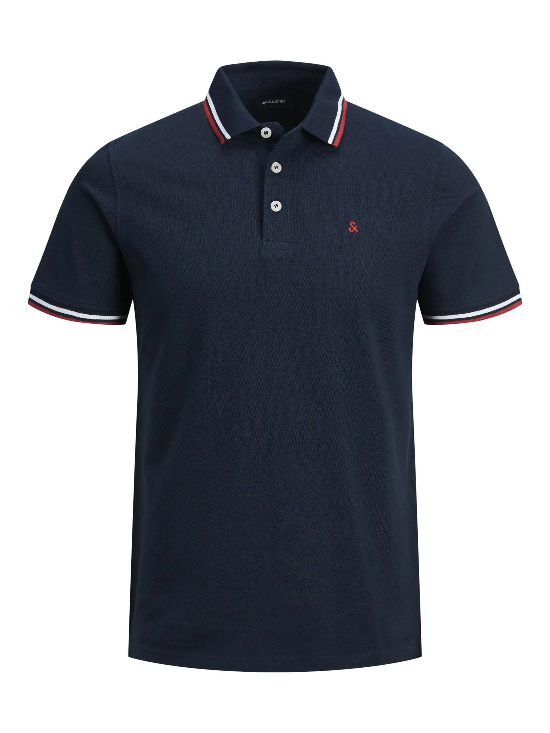 JACK & JONES Jjepaulos Polo Ss Noos Maglietta, Navy Blazer, L Uomo