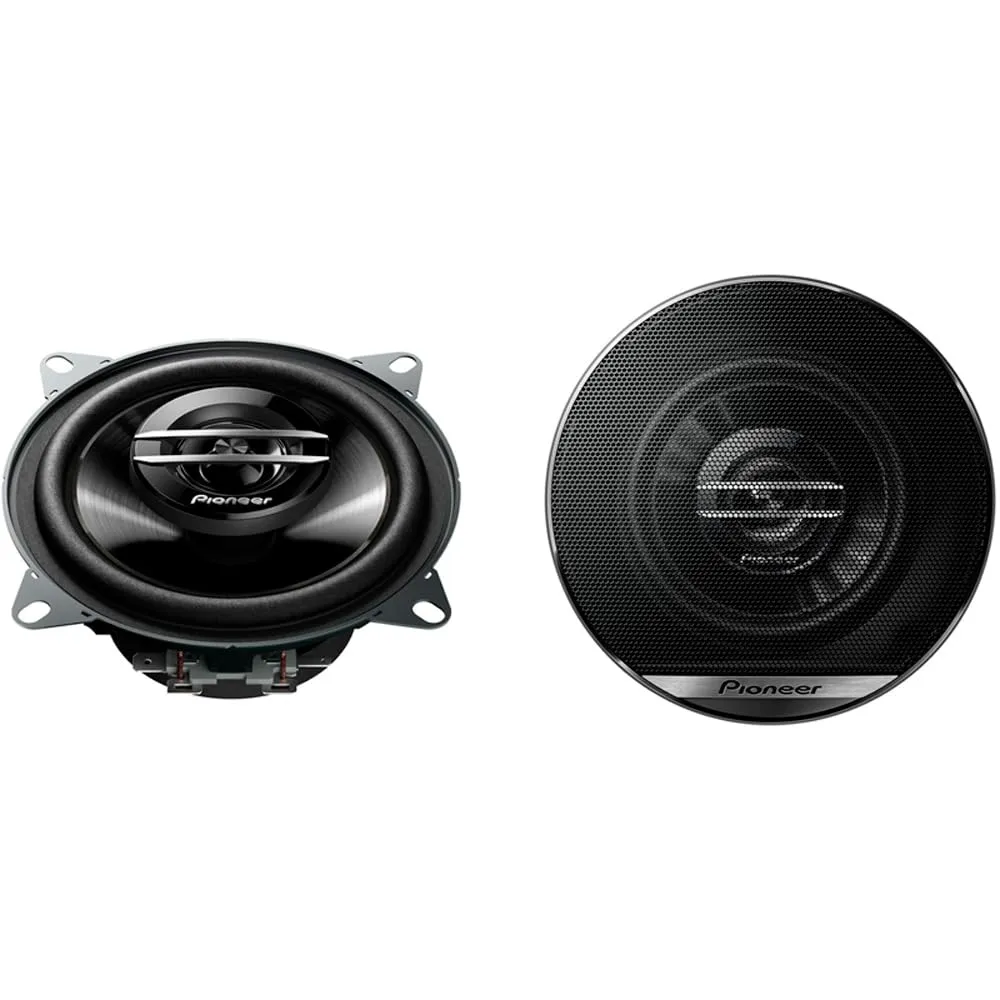 PIONEER TS-G1020F 10 cm diffusore coassiale a 2 vie (210 W max. ciascuno, 30 W sinus), suono potente, alta efficienza, profondità di installazione 43 mm, taglio di installazione 106 mm, con griglia