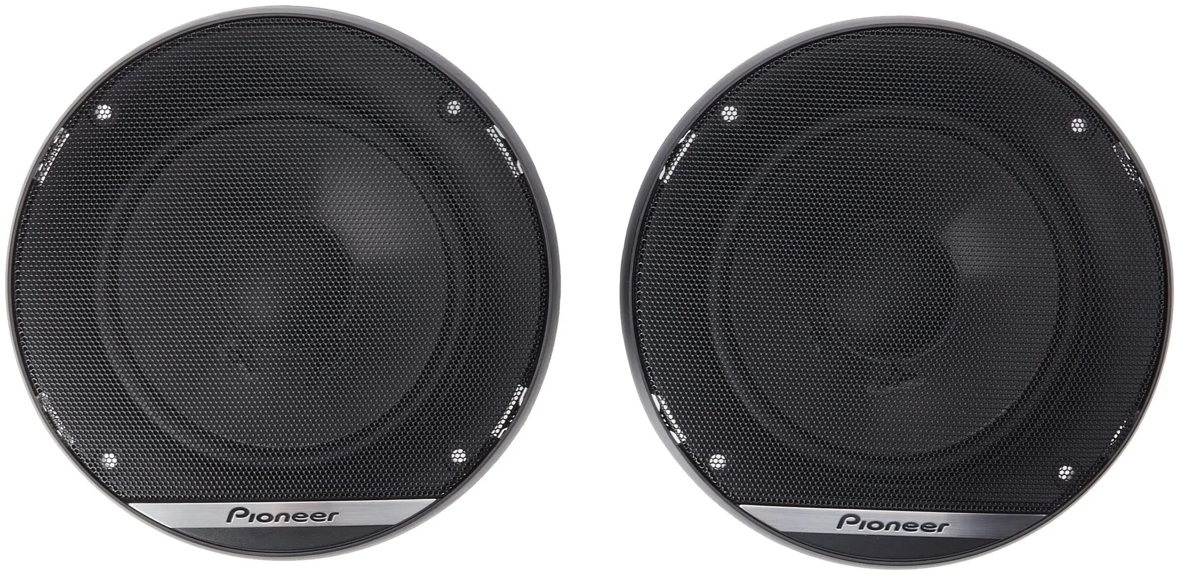 Pioneer TS-G130C 13 cm altoparlante componente a 2 vie (250 W max. ciascuno, 40 W sinus), suono potente, alta efficienza, profondità di installazione 44 mm, taglio di installazione 121 mm, con griglia