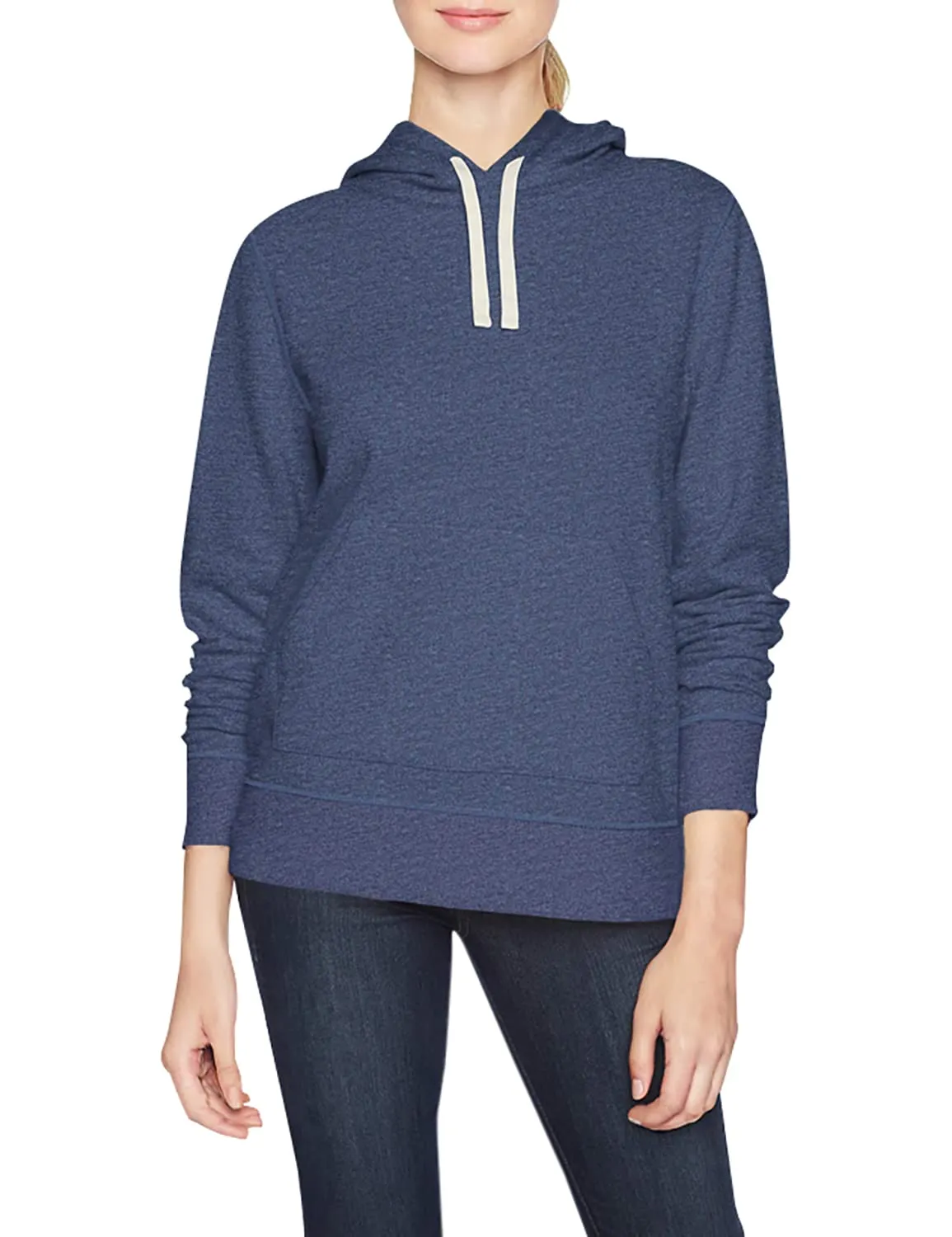 Amazon Essentials Felpa con Cappuccio in Pile Vestibilità Regular (Taglie Forti Disponibili) Donna, Blu Marino Puntinato, S