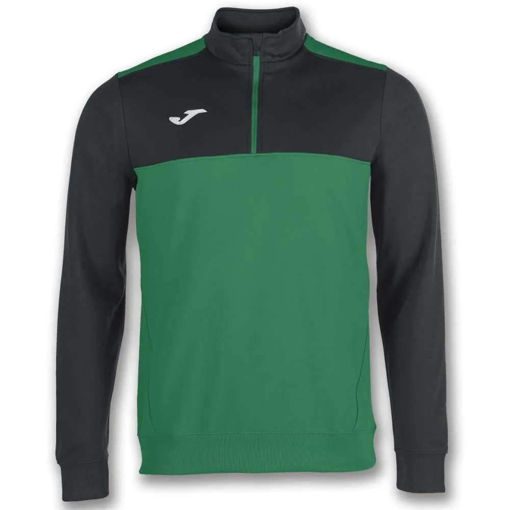 Joma 100947.401.M Felpa Senza Cappuccio, Winner, Uomo, Verde-Nero, M