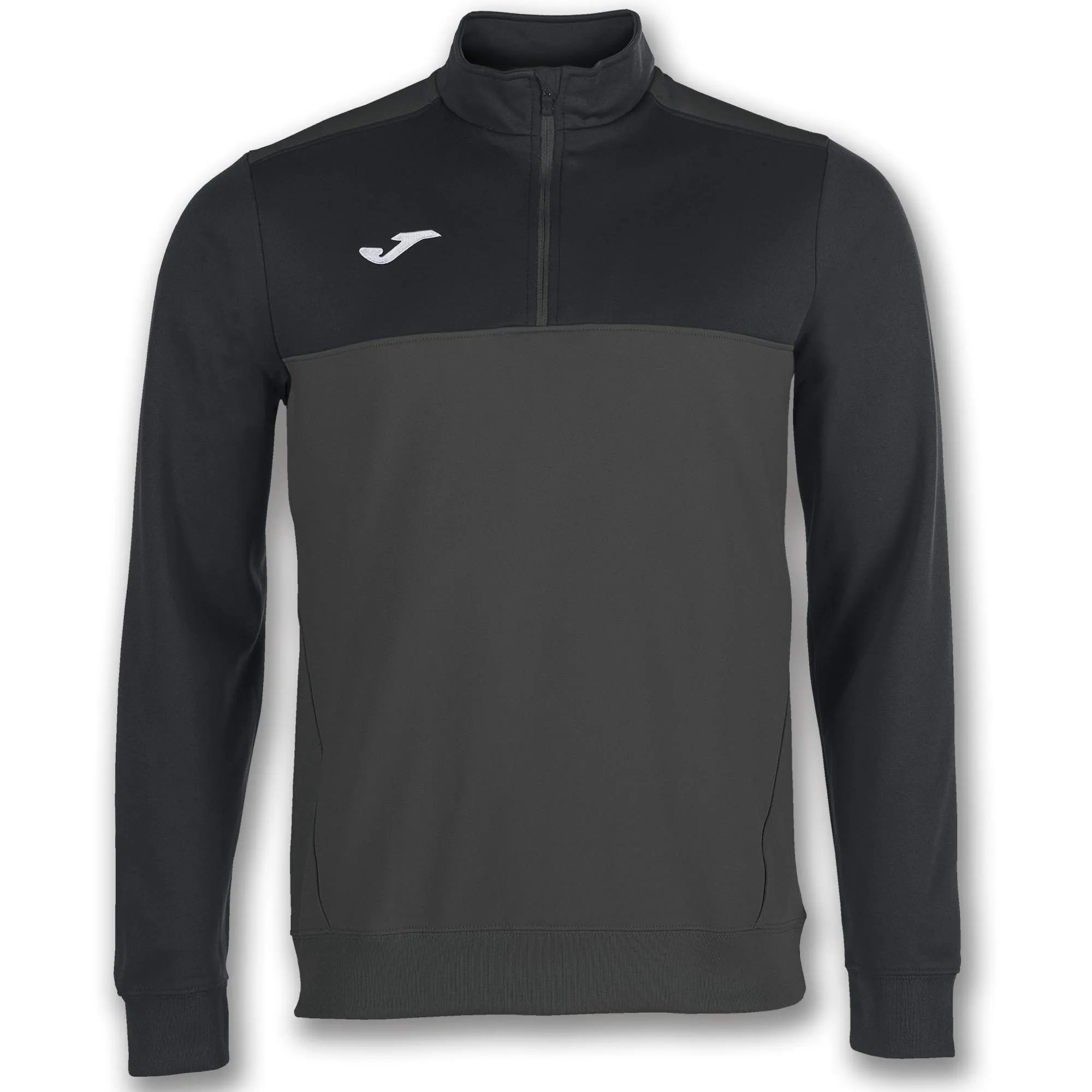 Joma 100947.151.S Felpa Sportiva Winner a Manica Lunga da Uomo, Antracite/Nero, S
