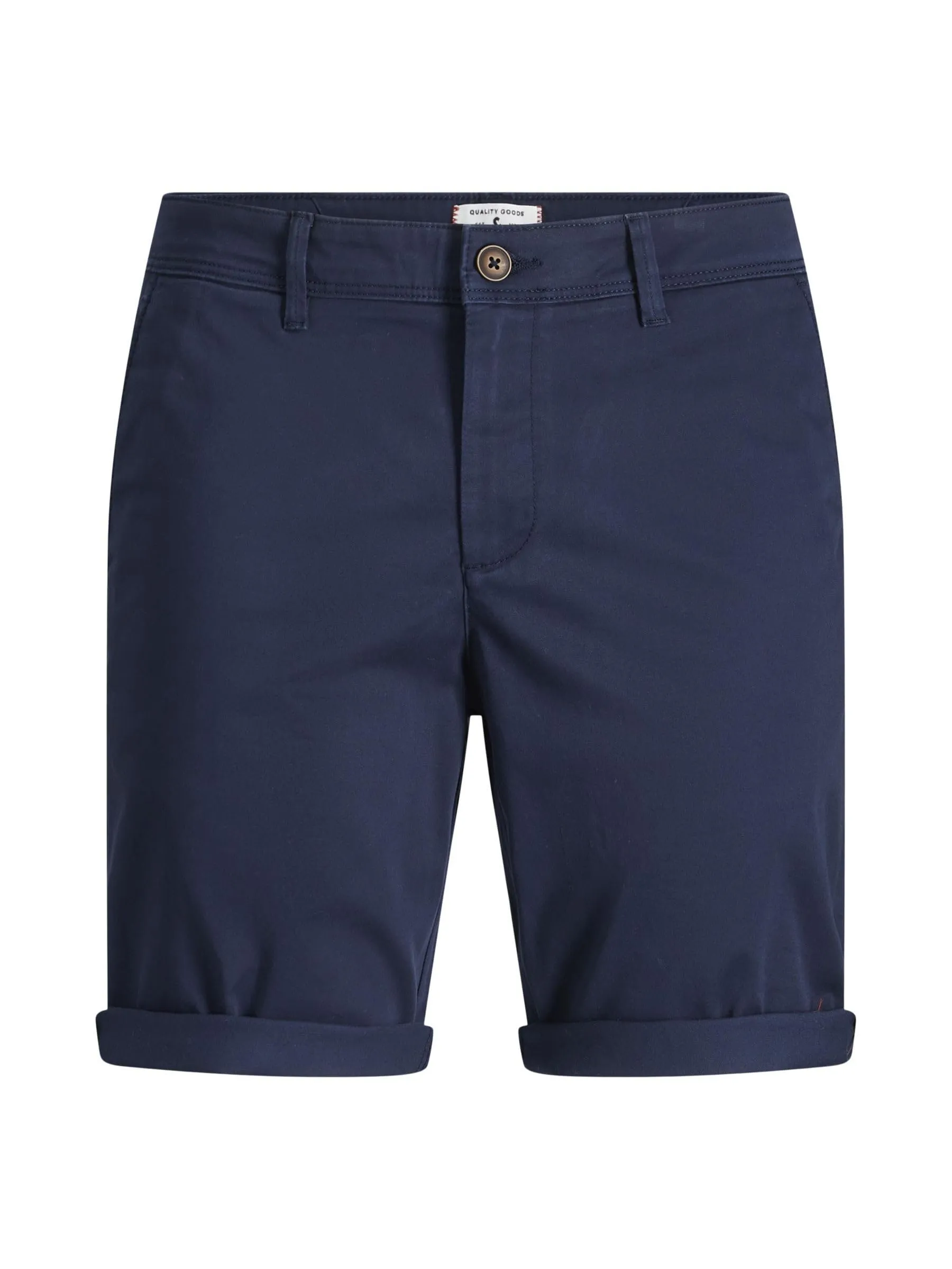 JACK & JONES Pantaloni Corti Uomo Vita Media Pantaloni Chino Bermuda Regular Fit, Colore:Blu-2, Taglia:XL