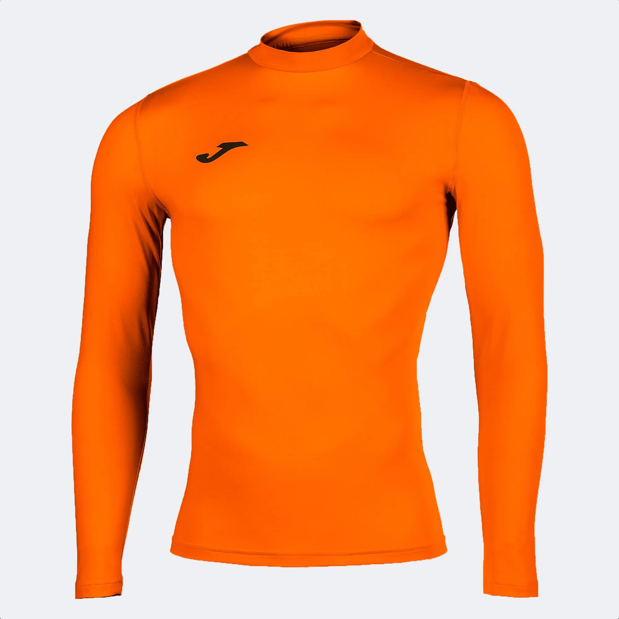 Joma Brama Academy - Maglietta Termica a Maniche Lunghe, Taglie S-2XL, Traspirante e Leggera, Arancione, L/XL