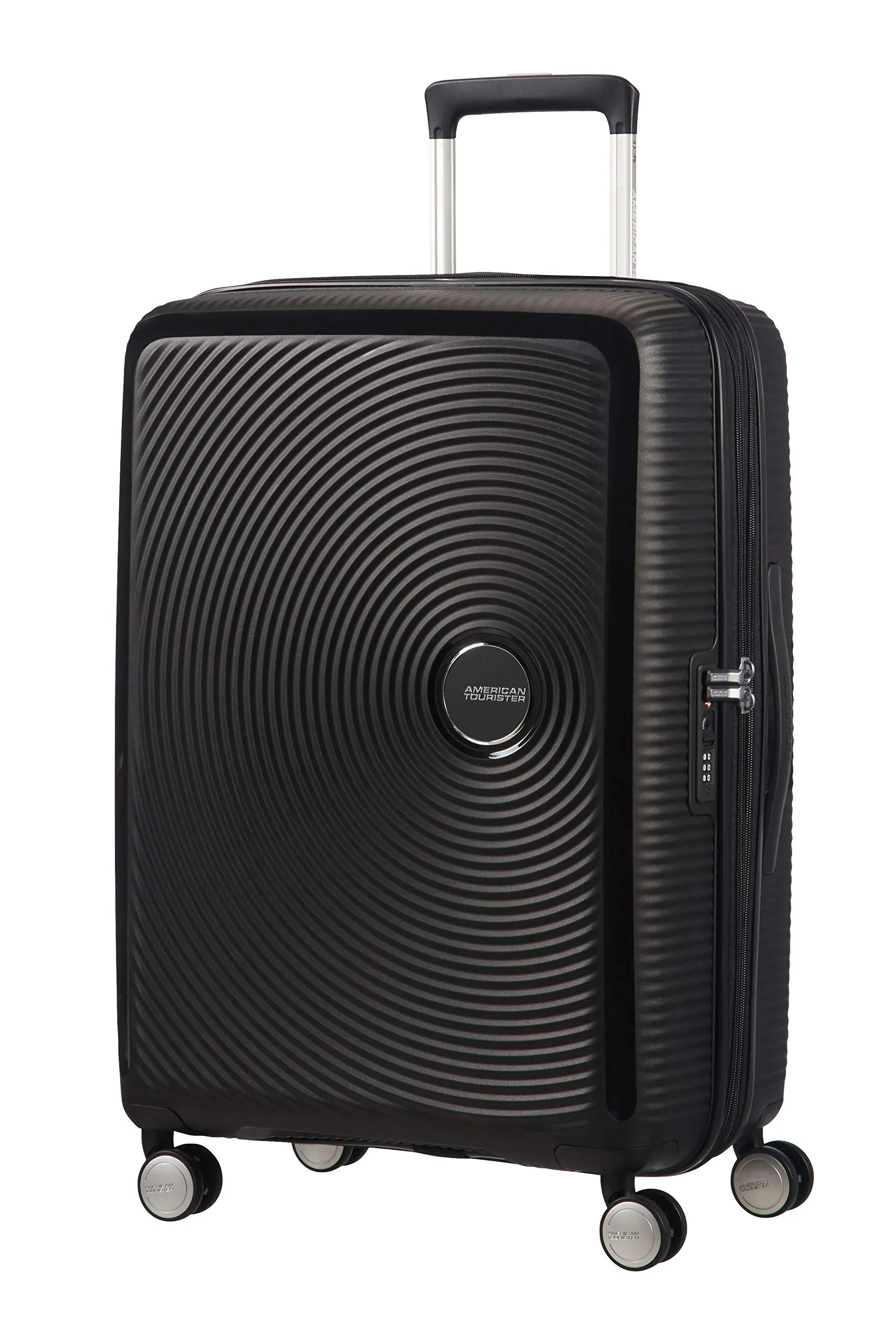 American Tourister Soundbox valigia rigida spinner 4 ruote 67/24 TSA espandibile