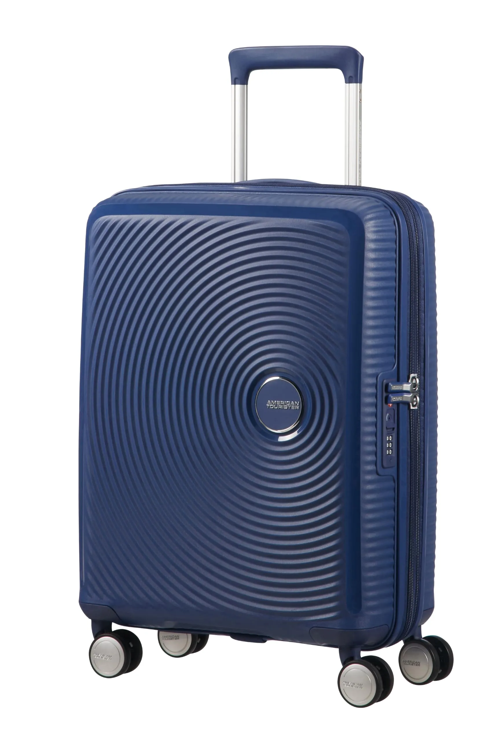 American Tourister Soundbox Trolley da cabina, 55 cm Blu