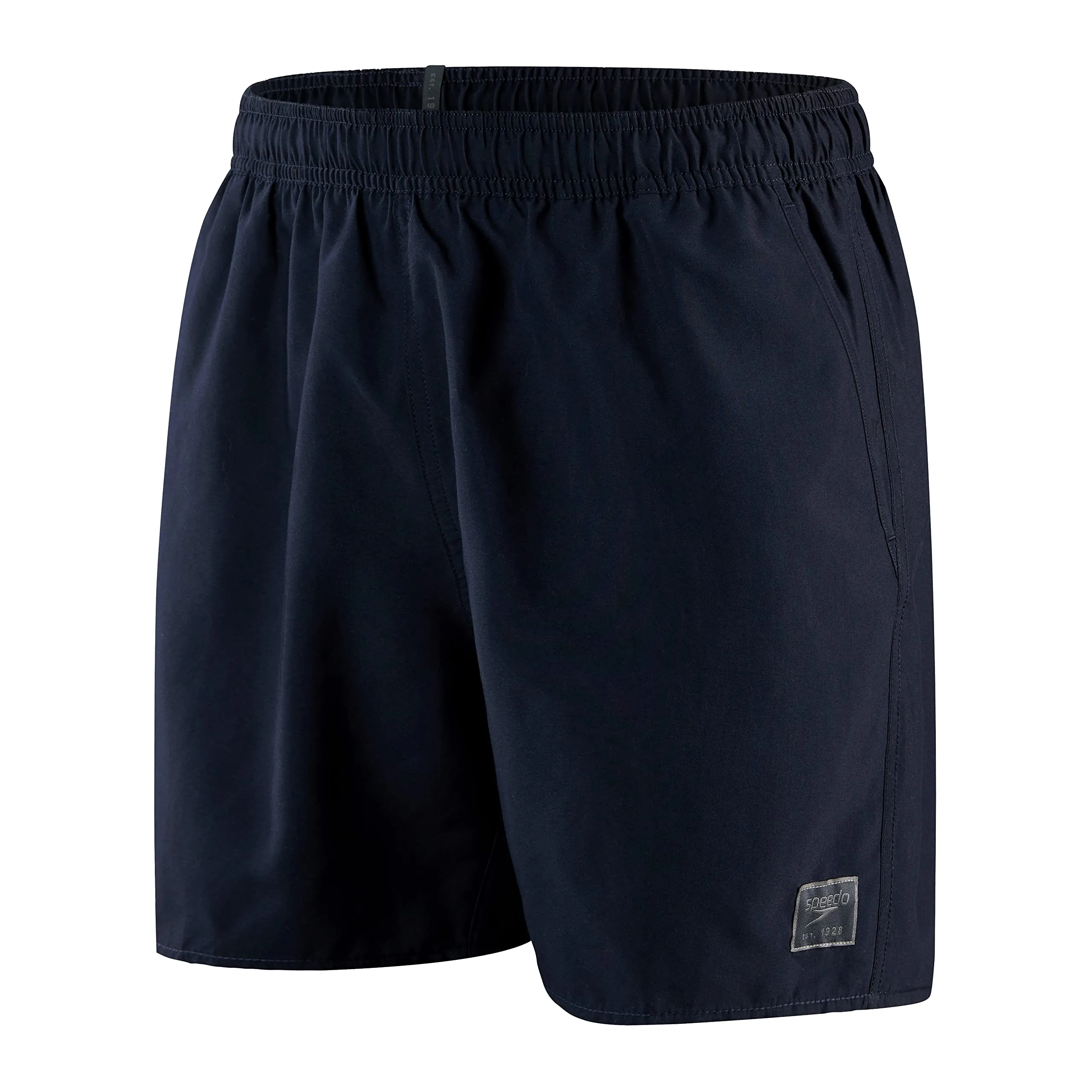 Speedo Men's 16" Watershort Swimming Trunks| Quick Dry | Comfortable Fit | Classic Style | Drawstring Waist, Navy, L