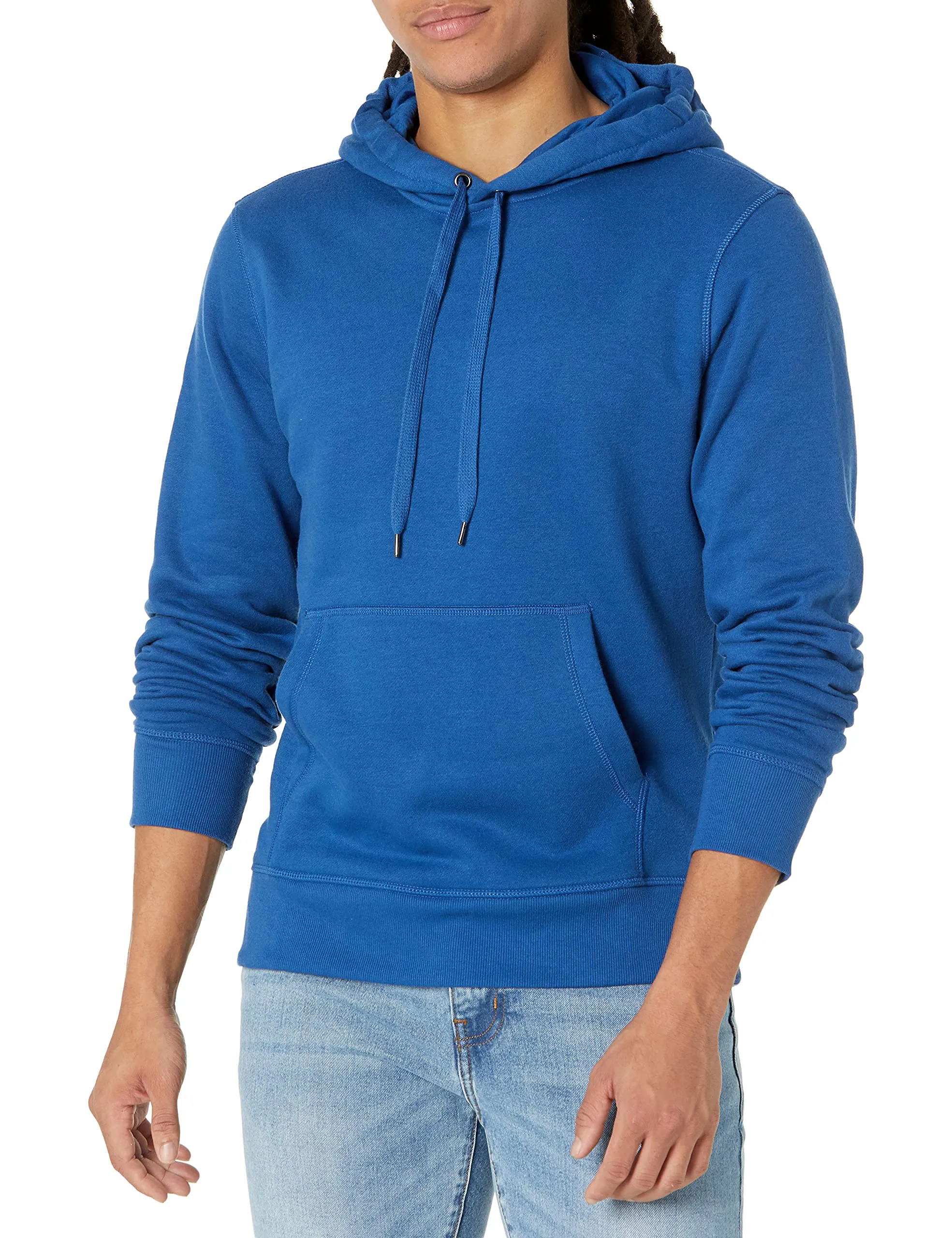 Amazon Essentials Felpa con Cappuccio (Disponibile nelle Taglie Forti) Uomo, Blu Cobalto, S