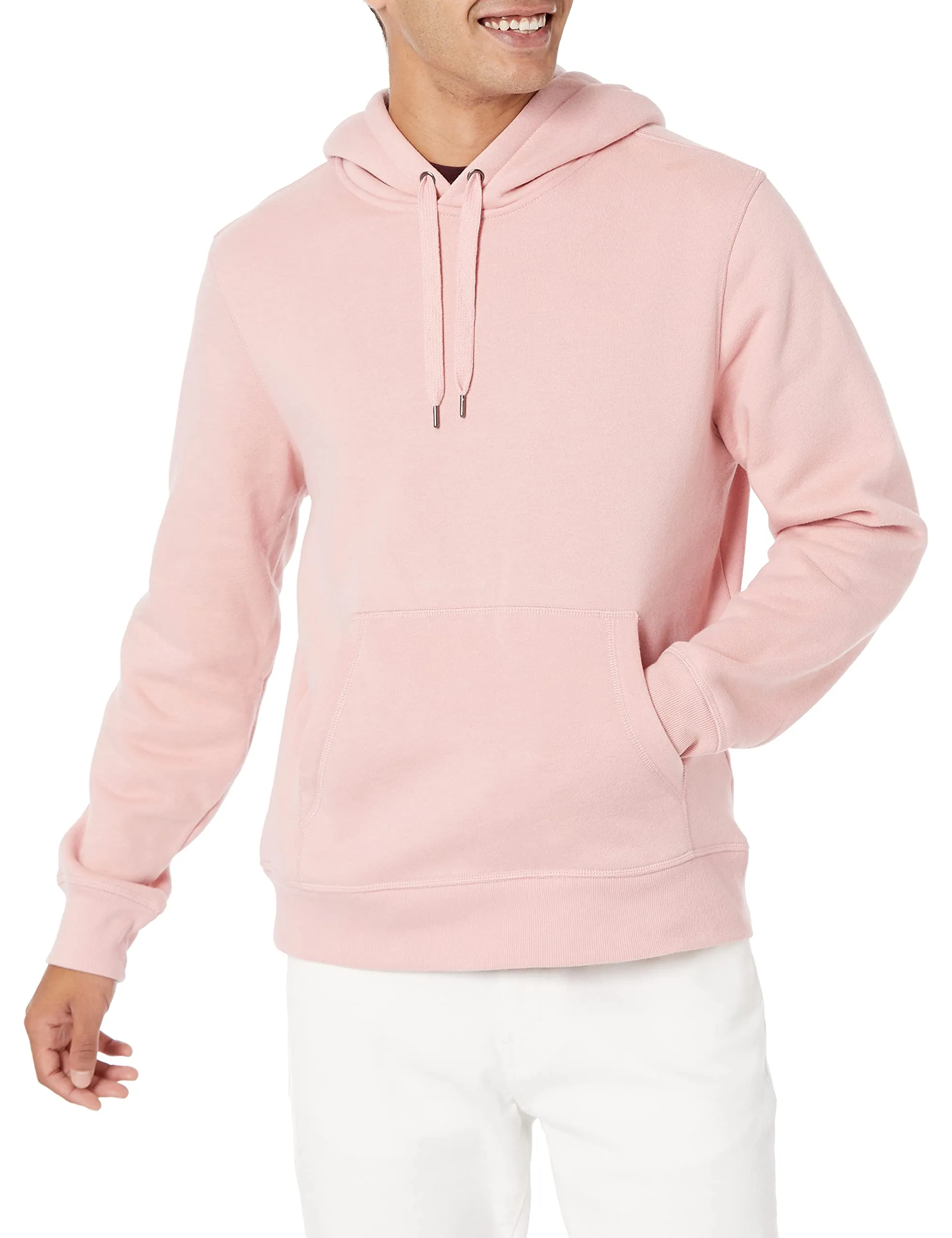 Amazon Essentials Felpa con Cappuccio (Disponibile nelle Taglie Forti) Uomo, Rosa, XXL