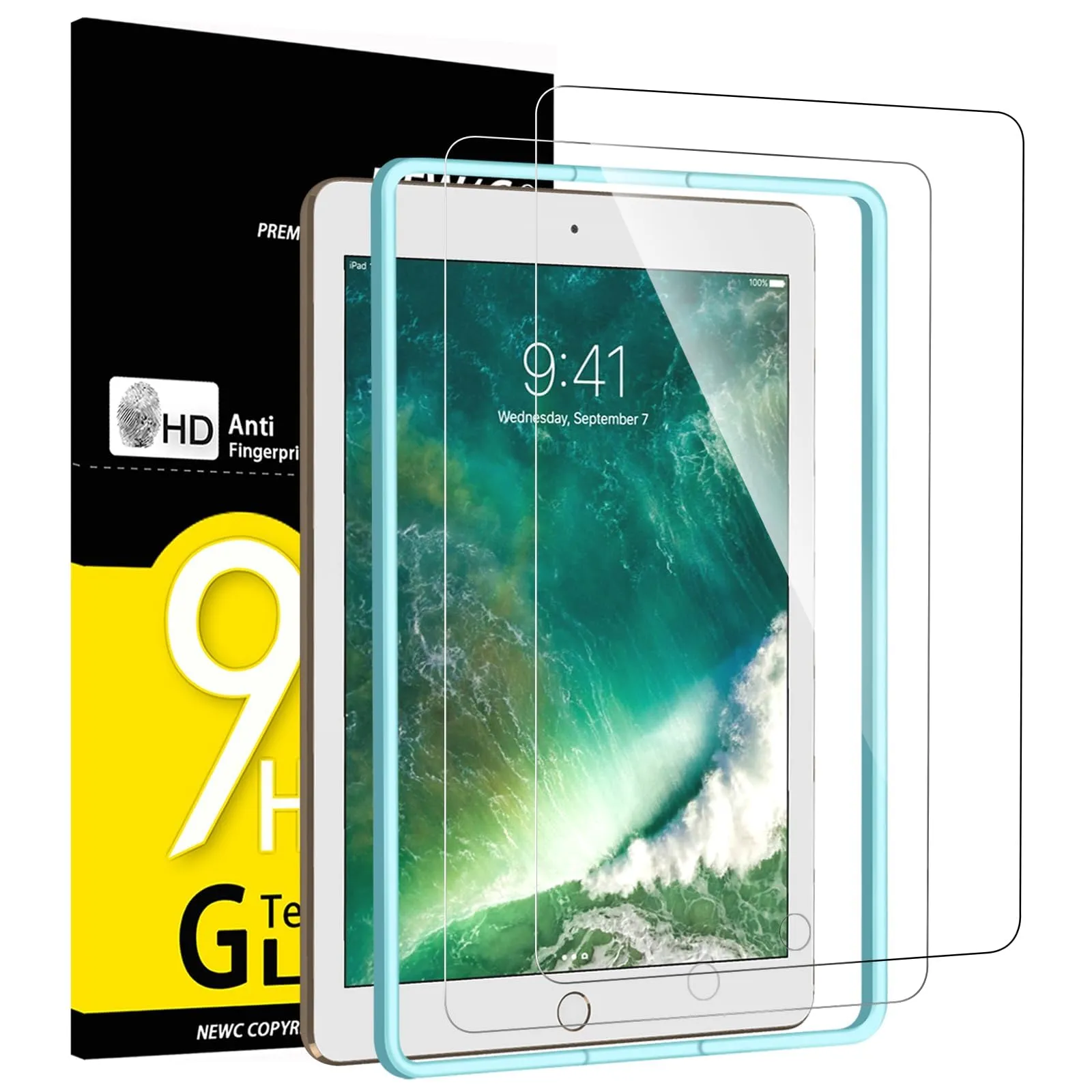 NEW'C Pellicola Vetro per iPad Air 3 2019/iPad Pro 10,5 2017 Antigraffio