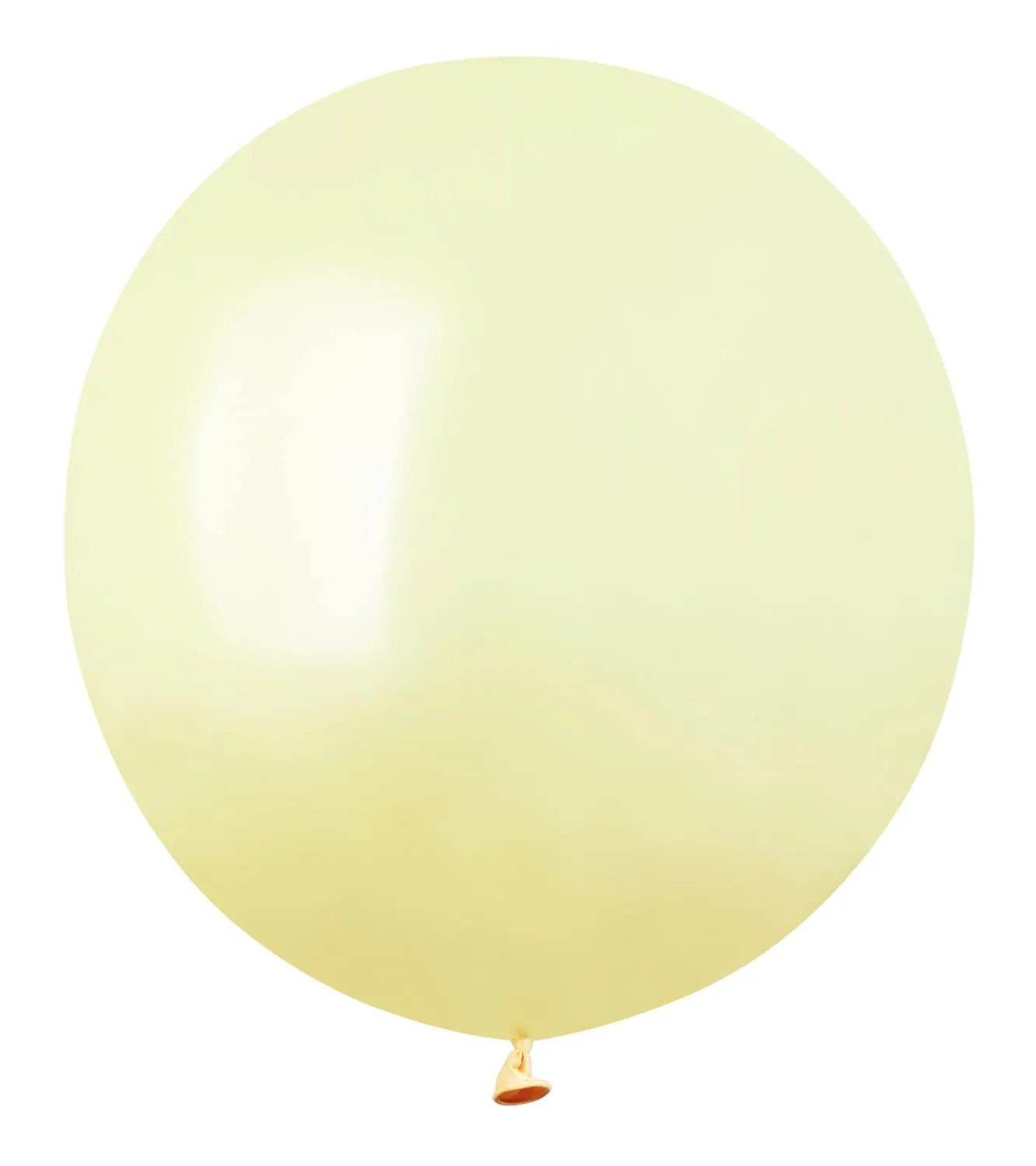 Ciao - Busta 25 palloncini perlati in lattice naturale Premium Quality G150 (Ø 48cm / 19"), bianco avorio perlato