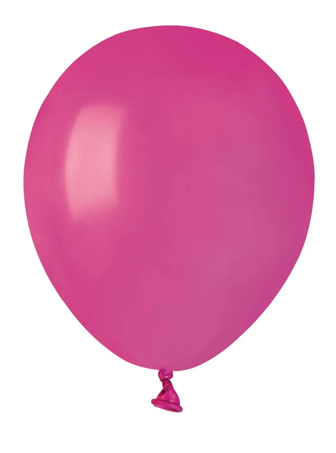 Busta 100 palloncini in lattice naturale Premium Quality A50 (Ø 13cm / 5"), rosa fucsia