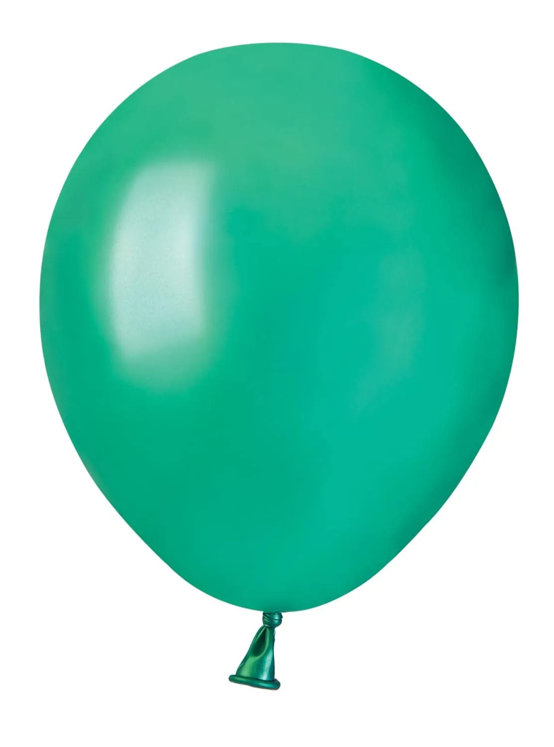 Ciao - Busta 100 palloncini perlati in lattice naturale Premium Quality A50 (Ø 13cm / 5"), verde perlato