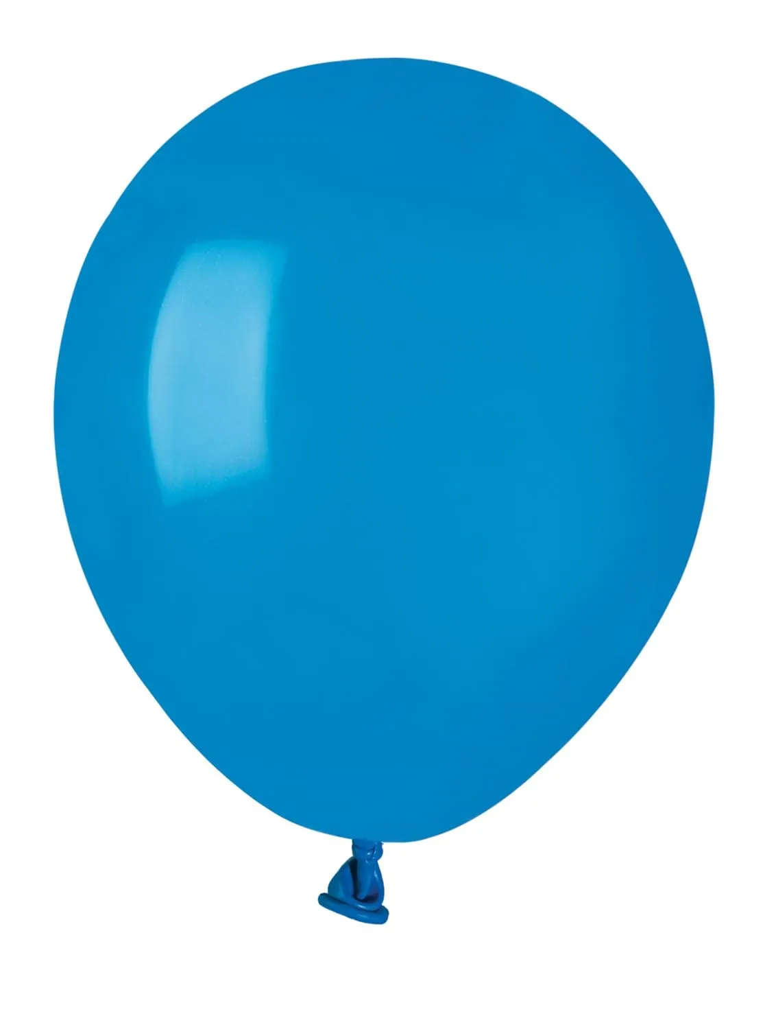 Busta 100 palloncini in lattice naturale Premium Quality A50 (Ø 13cm / 5"), blu