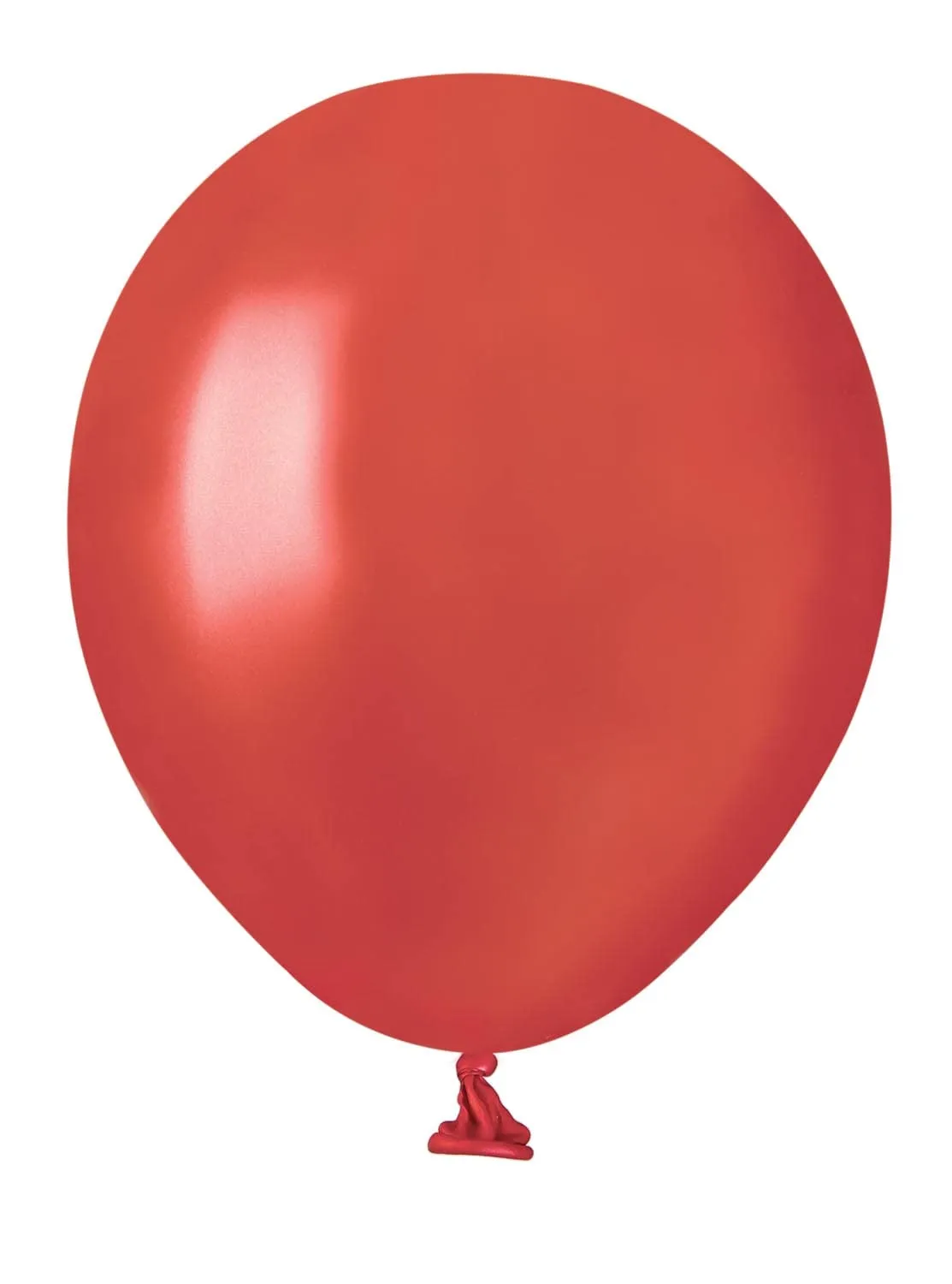 Ciao - Busta 100 palloncini perlati in lattice naturale Premium Quality A50 (Ø 13cm / 5"), rosso perlato