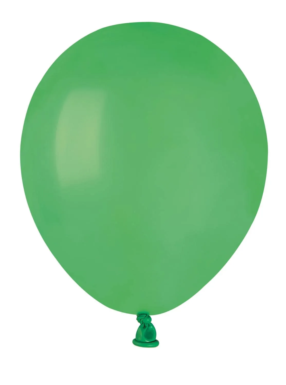 Busta 100 palloncini in lattice naturale Premium Quality A50 (Ø 13cm / 5"), verde
