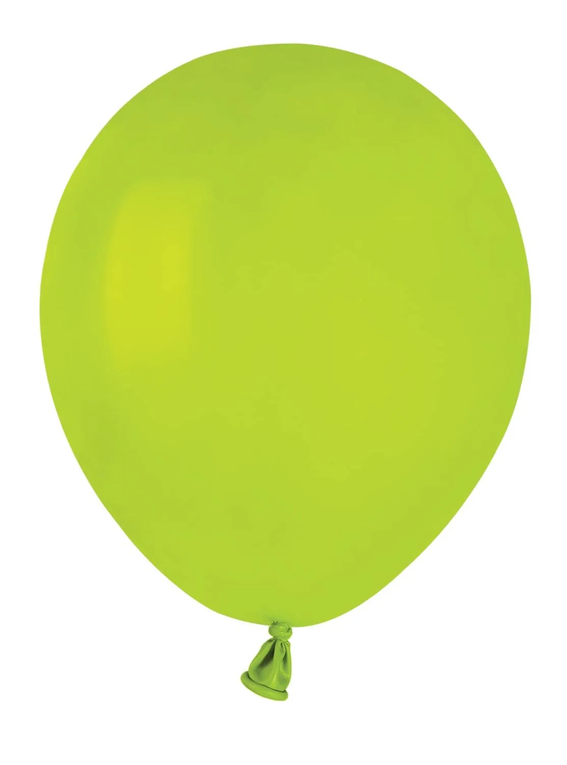 Busta 100 palloncini in lattice naturale Premium Quality A50 (Ø 13cm / 5"), verde chiaro
