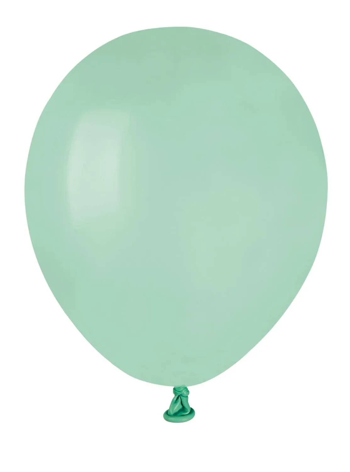 Busta 100 palloncini in lattice naturale Premium Quality A50 (Ø 13cm / 5"), verde aquamarina