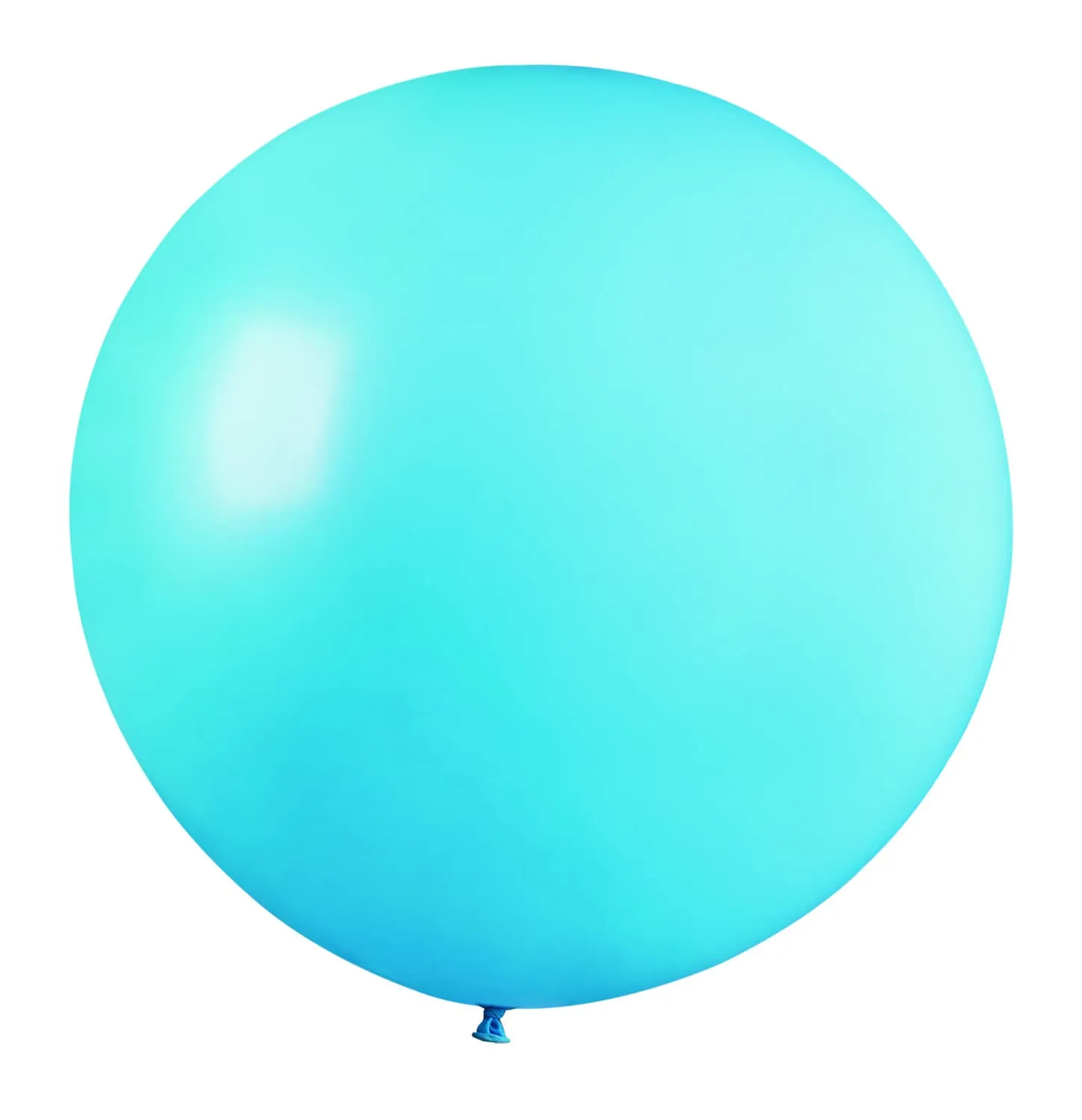 Ciao - Busta 10 maxi palloncini in lattice naturale Premium Quality G40 (Ø 100cm / 40"), azzurro