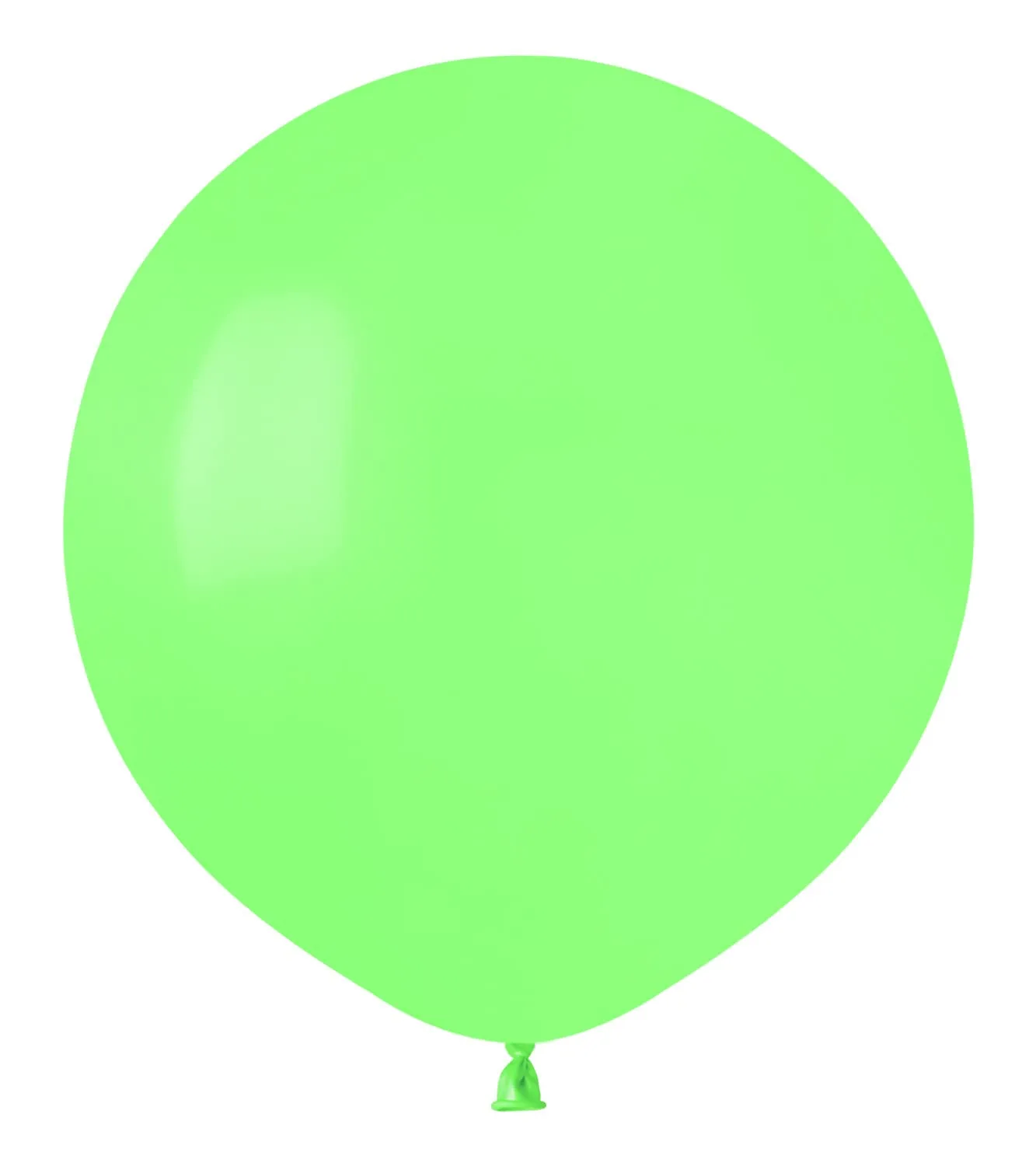 Ciao - Busta 25 palloncini in lattice naturale Premium Quality G150 (Ø 48cm / 19"), verde menta pastello