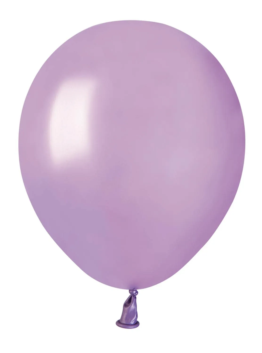 Ciao - Busta 100 palloncini perlati in lattice naturale Premium Quality A50 (Ø 13cm / 5"), viola lavanda perlato