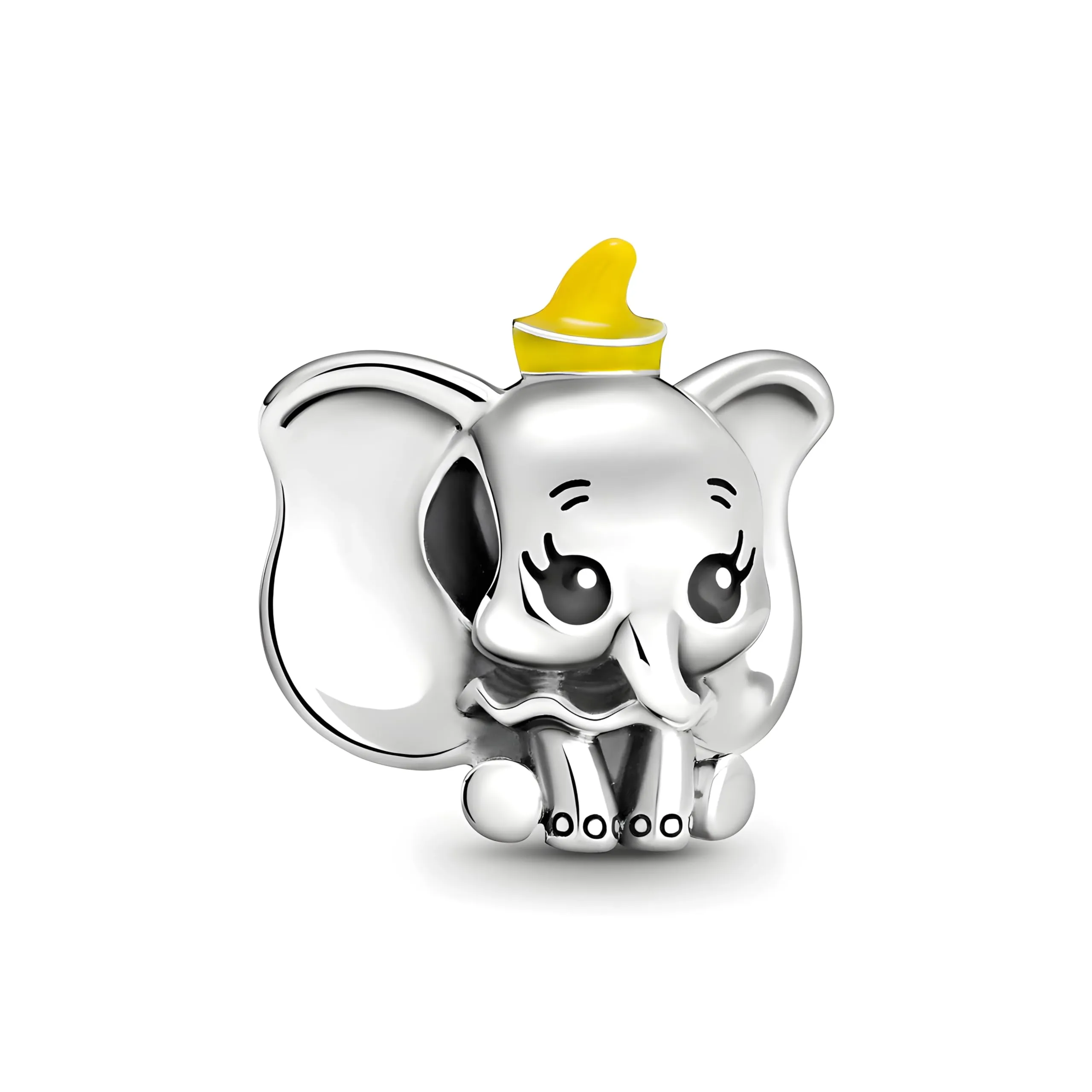 Charm in argento Sterling 925, compatibile con braccialetti Pandora, normale, Metallo, Zirconie sintetico
