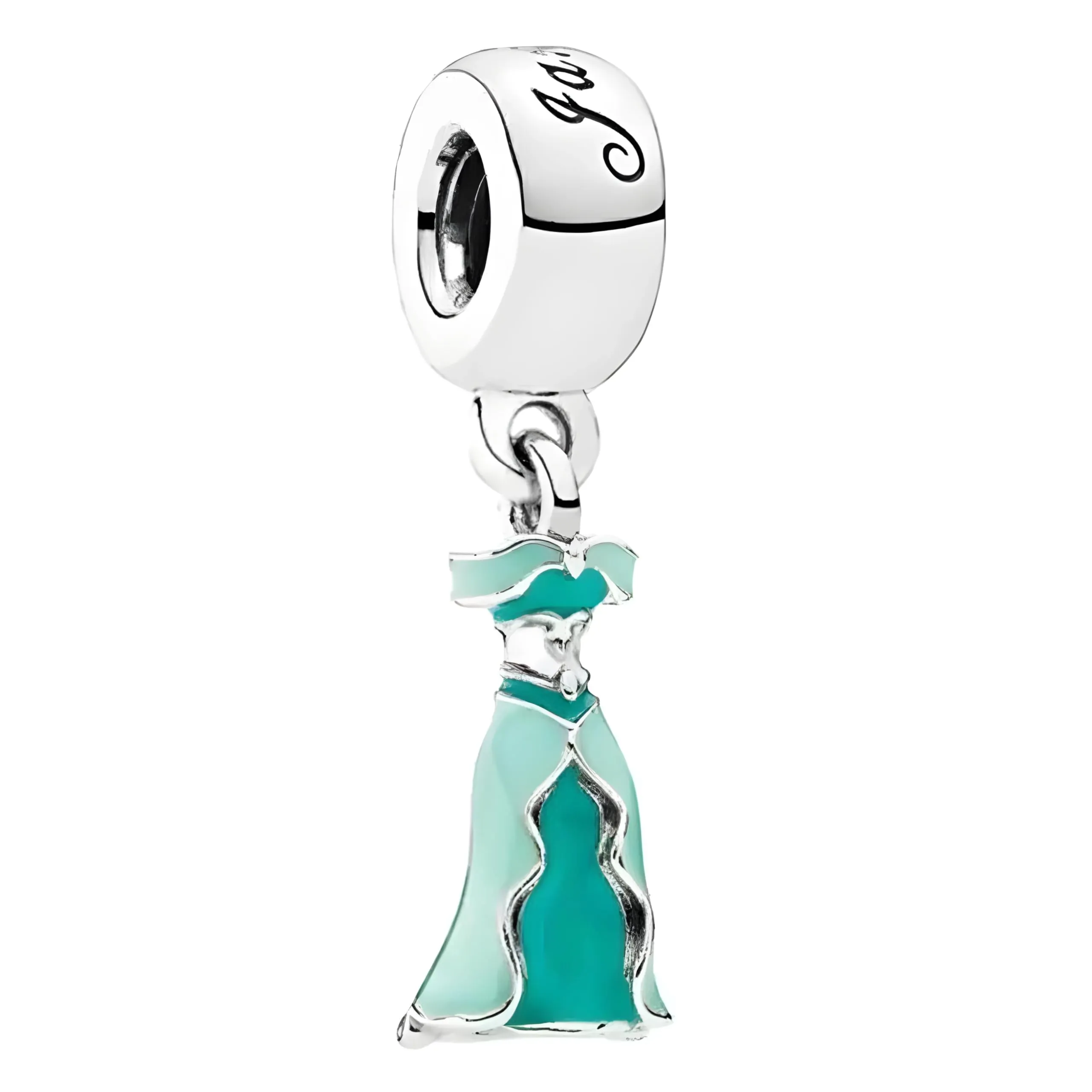 Charm in argento Sterling 925, compatibile con braccialetti Pandora, normale, Metallo, Zirconie sintetico