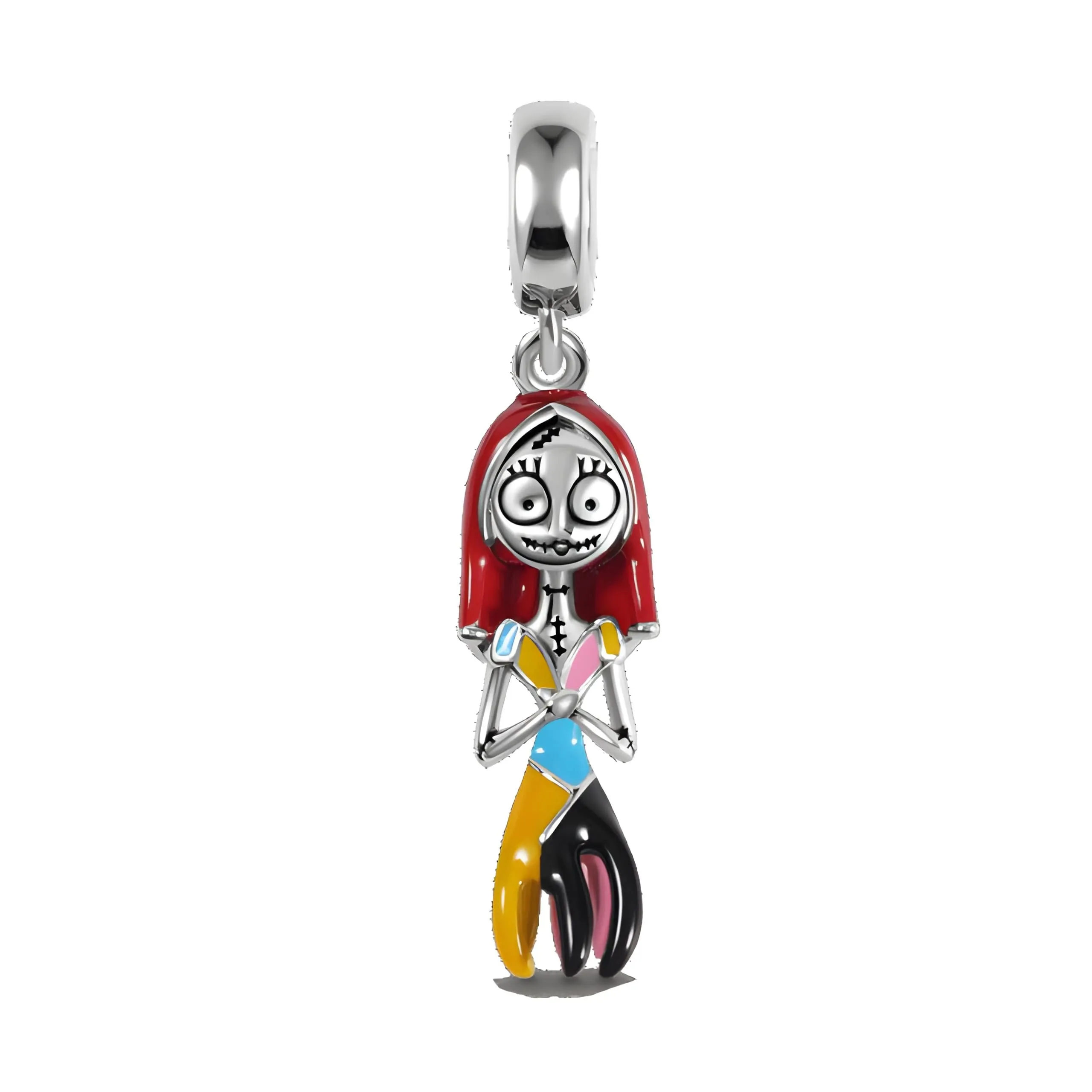 Charm in argento Sterling 925, compatibile con braccialetti Pandora, normale, Metallo, Zirconie sintetico
