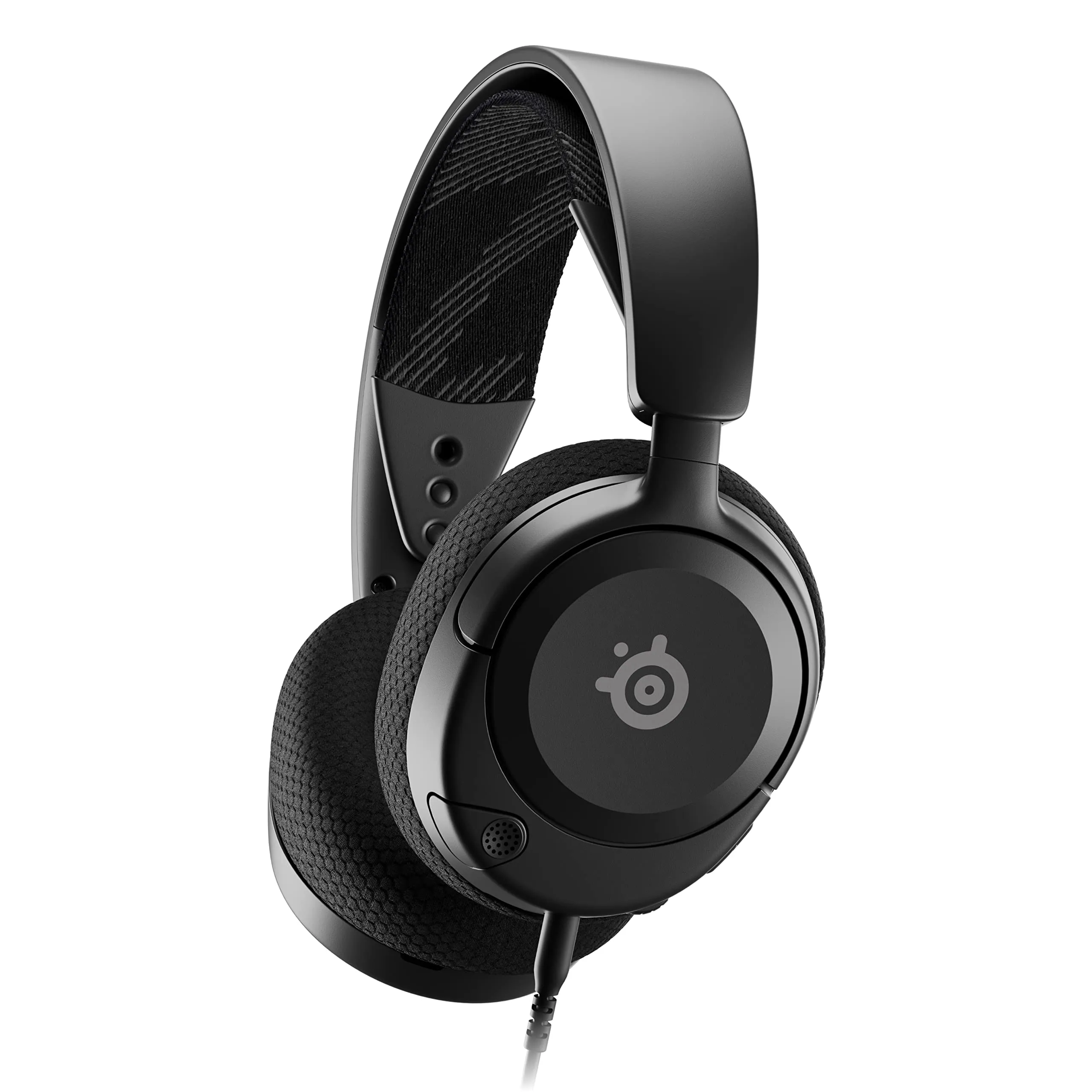 SteelSeries Arctis Nova 1 - Cuffie da gaming multisistema - Driver Hi-Fi - Audio spaziale a 360° - Cuscinetti auricolari in memory foam - Ultra leggere - PC, PS5, PS4, Switch, Xbox - Nero