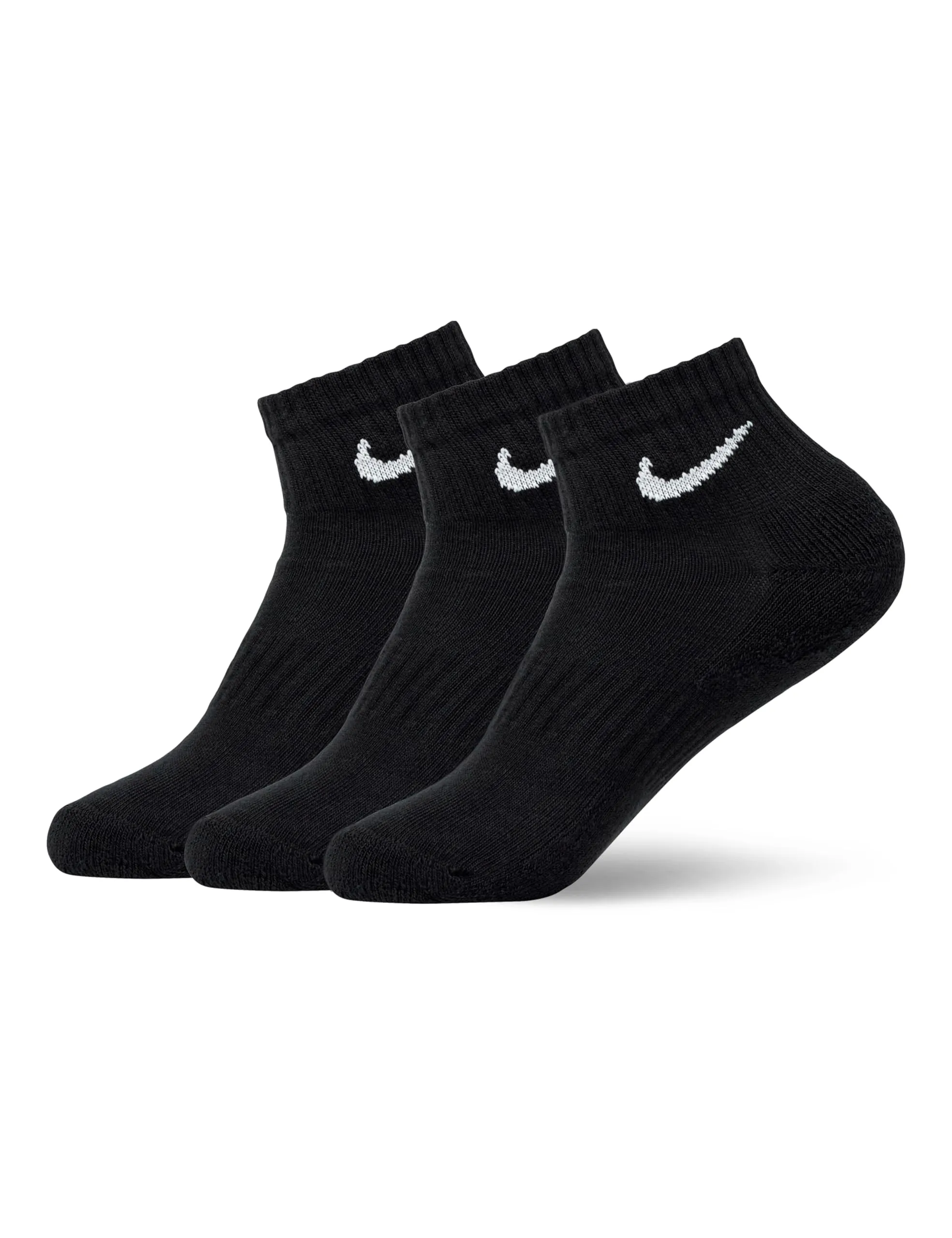 Nike Everyday Cushioned Calzini, Nero (Black/White), M Uomo