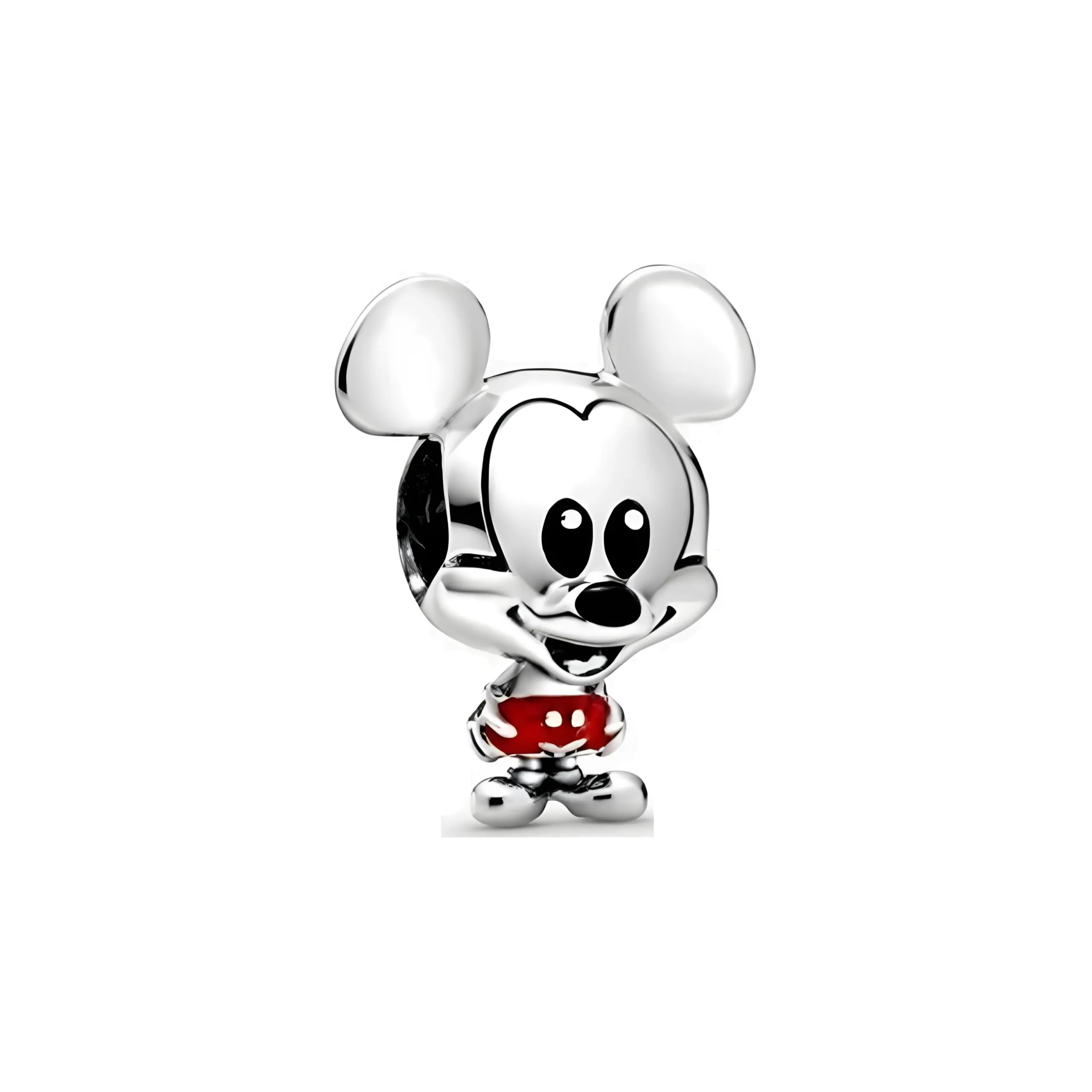 Charm in argento Sterling 925, compatibile con braccialetti Pandora, normale, Metallo, Zirconie sintetico