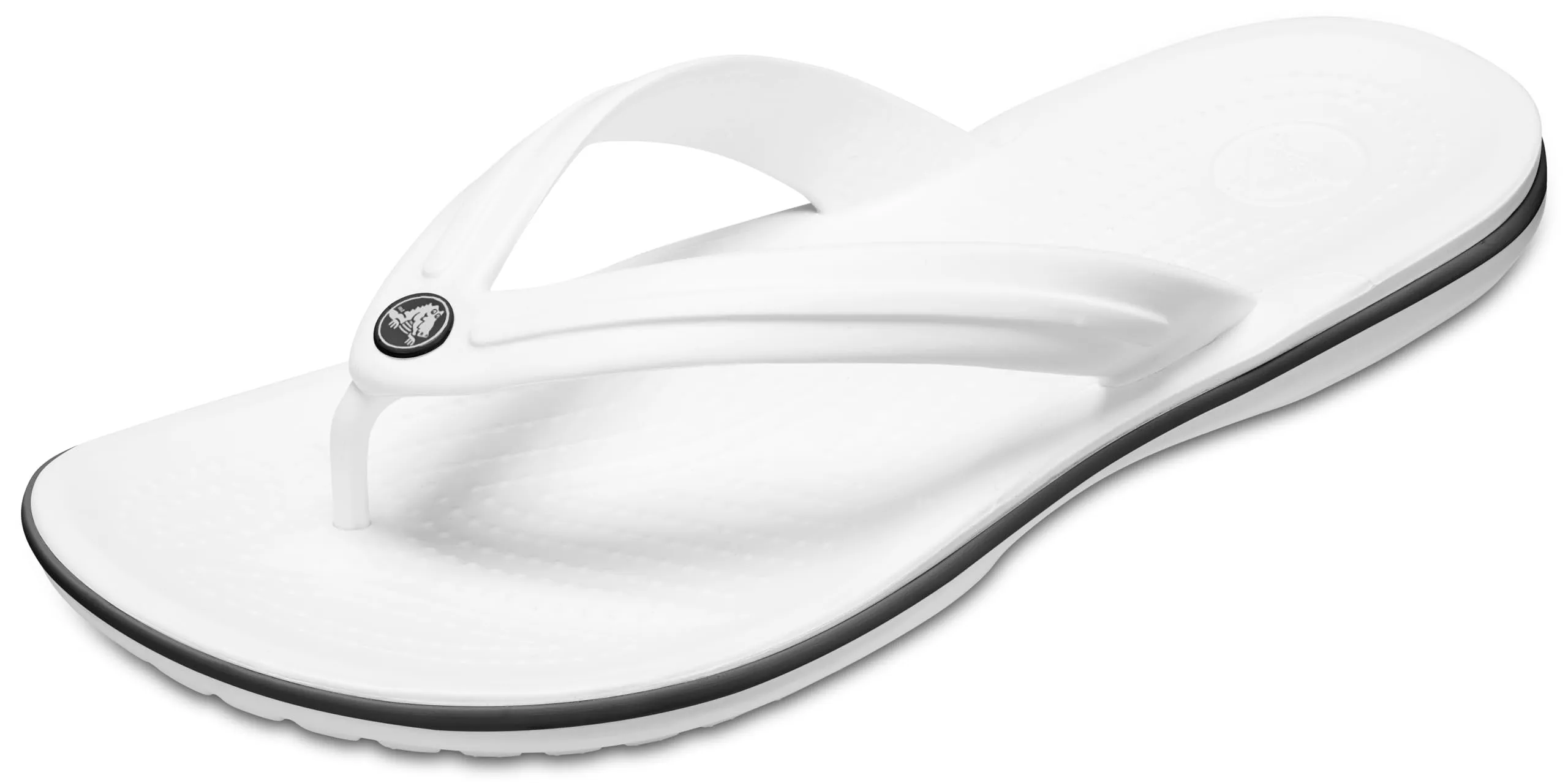 Crocs Crocband Infradito, Bianco, Unisex, EU 42-43
