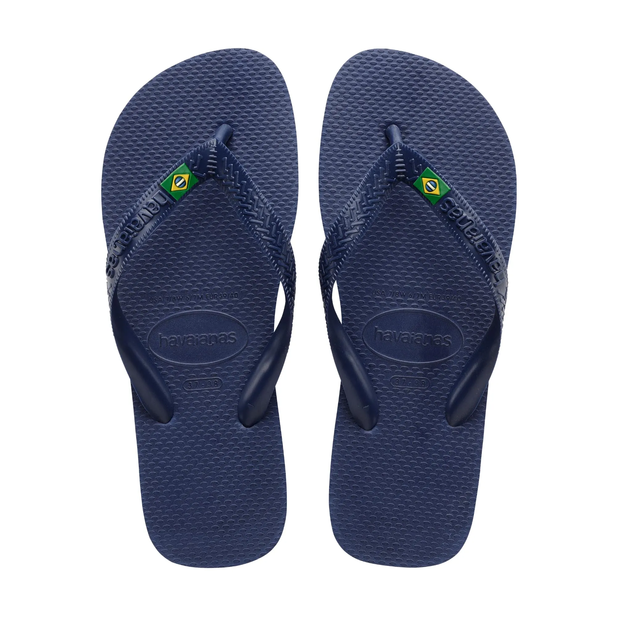 Havaianas Top Brasil Unisex - Adulto FlipFlop Navy Blue 35 EU