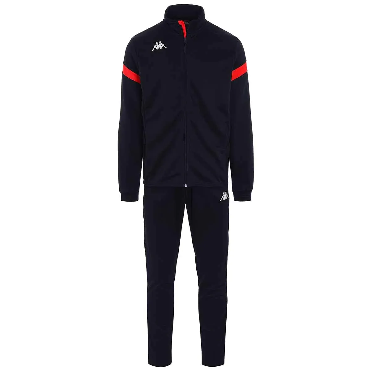 Kappa Dalcito Tuta da ginnastica, Blu / Rosso, 4 anni Unisex - Bambini e ragazzi