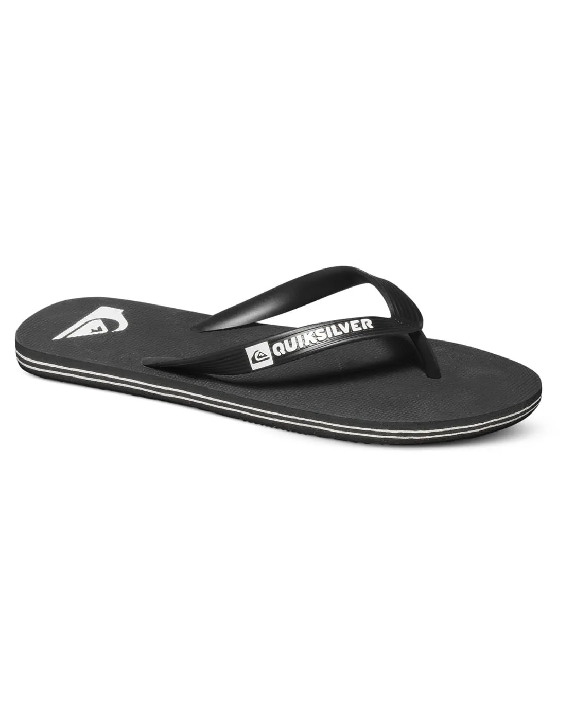 Quiksilver Molokai, Sandali Uomo, Nero Black Black White Xkkw, 47 EU