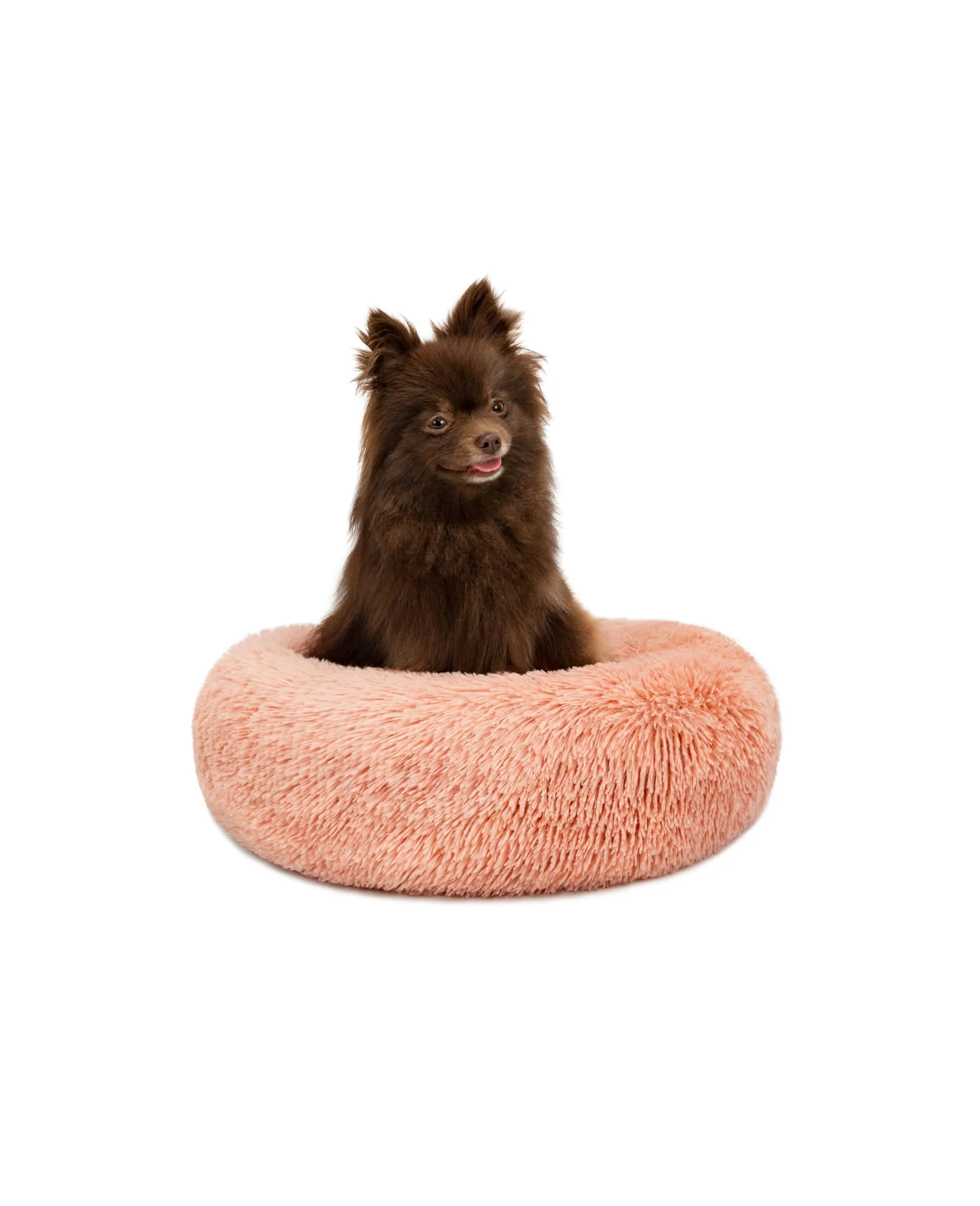 lionto Cuccia Ciambella per Cani e Gatti, Cuccia Rotonda, Ø 40 cm, Rosa