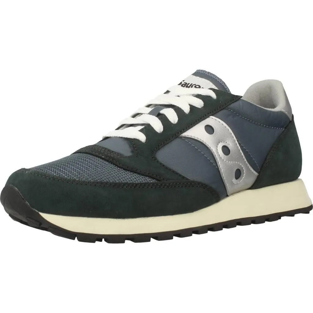 Saucony Jazz Original Vintage, Sneaker Uomo, Blue Navy Silver, 39 EU