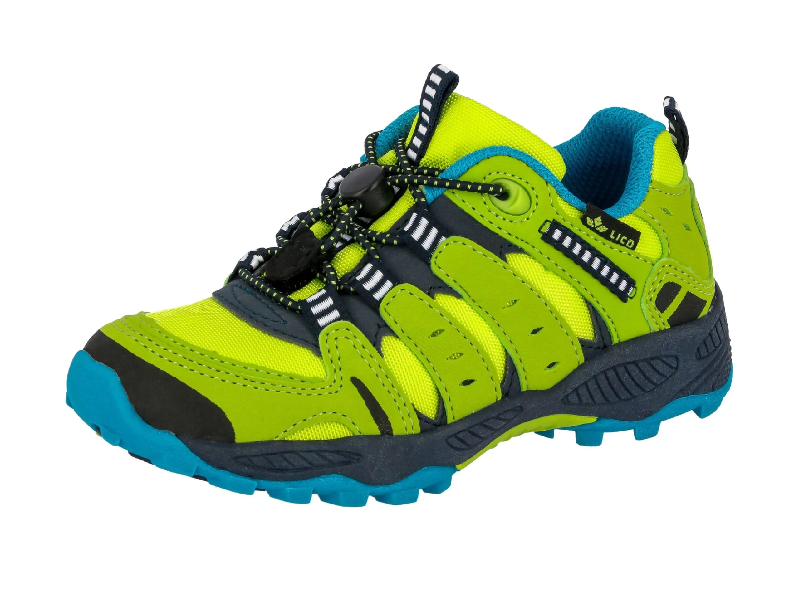 Lico Fremont, Scarpe da Trekking Unisex - Bambini e ragazzi, Lemon Marine Petrol, 33 EU
