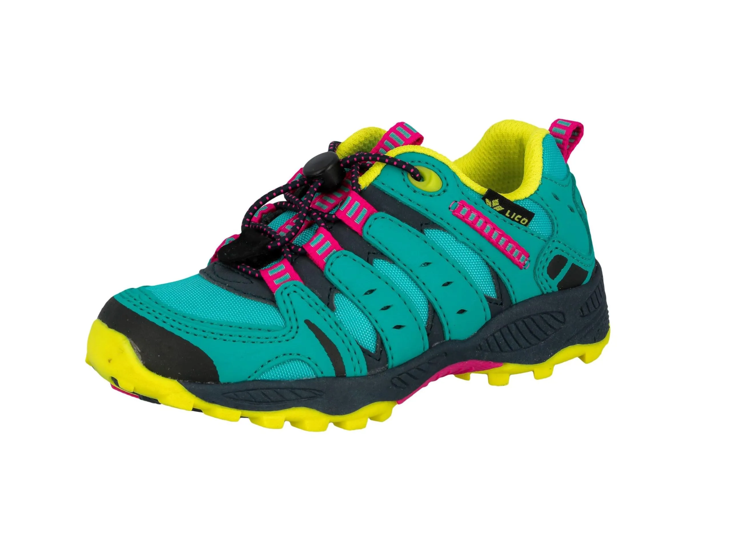 Lico Fremont, Scarpe da Trekking Unisex - Bambini e ragazzi, Turchese Rosa Lemon, 39 EU