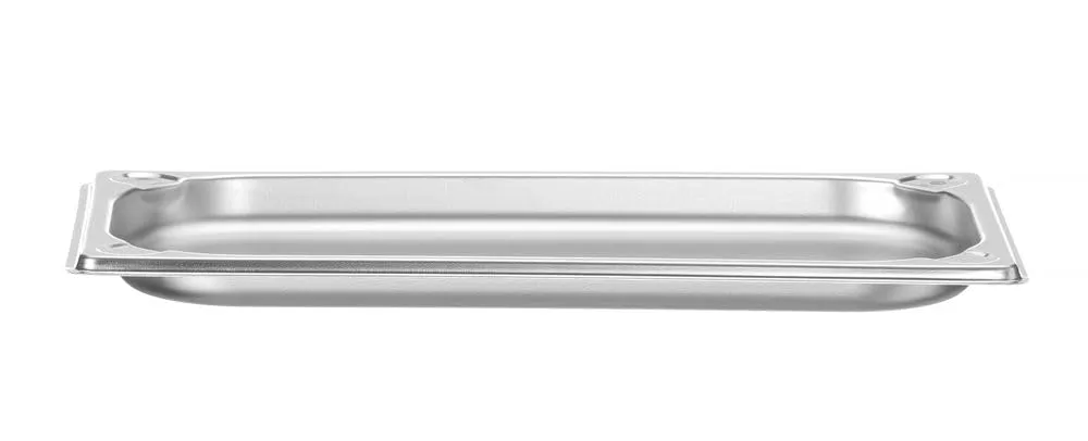 HENDI Contenitore Gastronorm GN 1/3, Kitchen Line, resistenza termica -40 °C a 250 °C, adatto a forno e bagnomaria, 0,6L, 325x176x(H) 20mm, acciaio inox