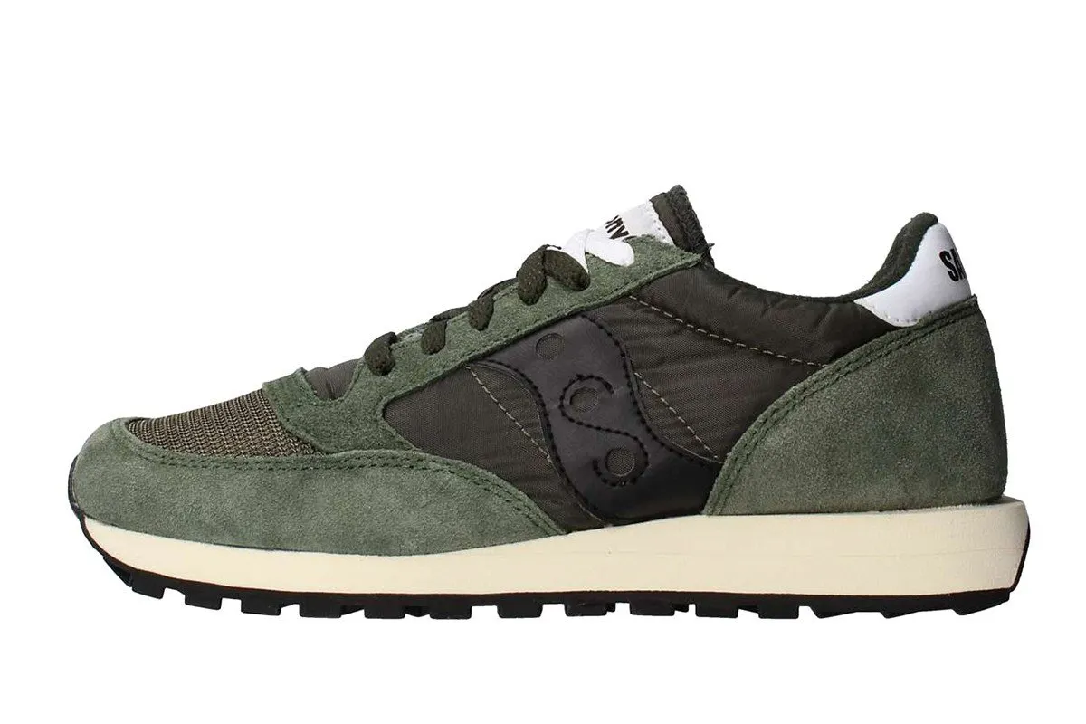 Saucony Jazz Original Vintage, Sneaker Uomo, Dark Green Black, 36 EU