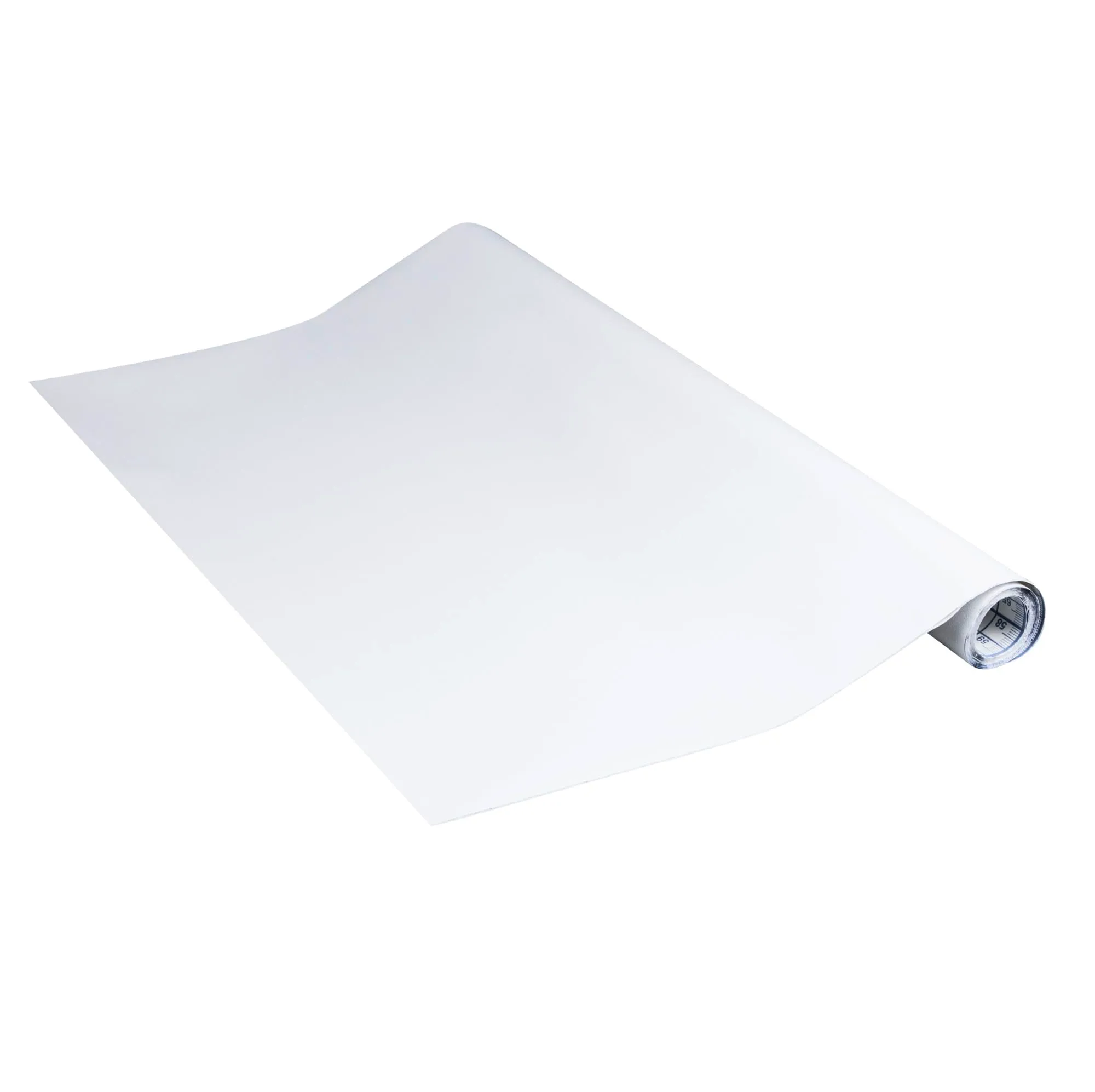 Venilia Pellicola adesiva | bianco opaco tinta unita, 45 cm x 3 m | pellicola autoadesiva per mobili, pellicola decorativa, carta da parati, pellicola da cucina | PVC senza ftalati | Prodotto in UE