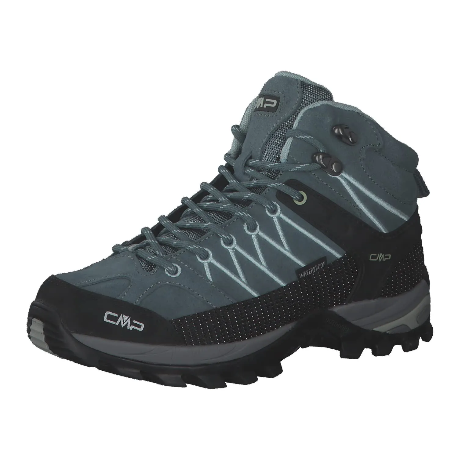 CMP Rigel Mid Wmn Trekking Shoes Wp, Scarpe da trekking Donna, Mineral Green, 38 EU